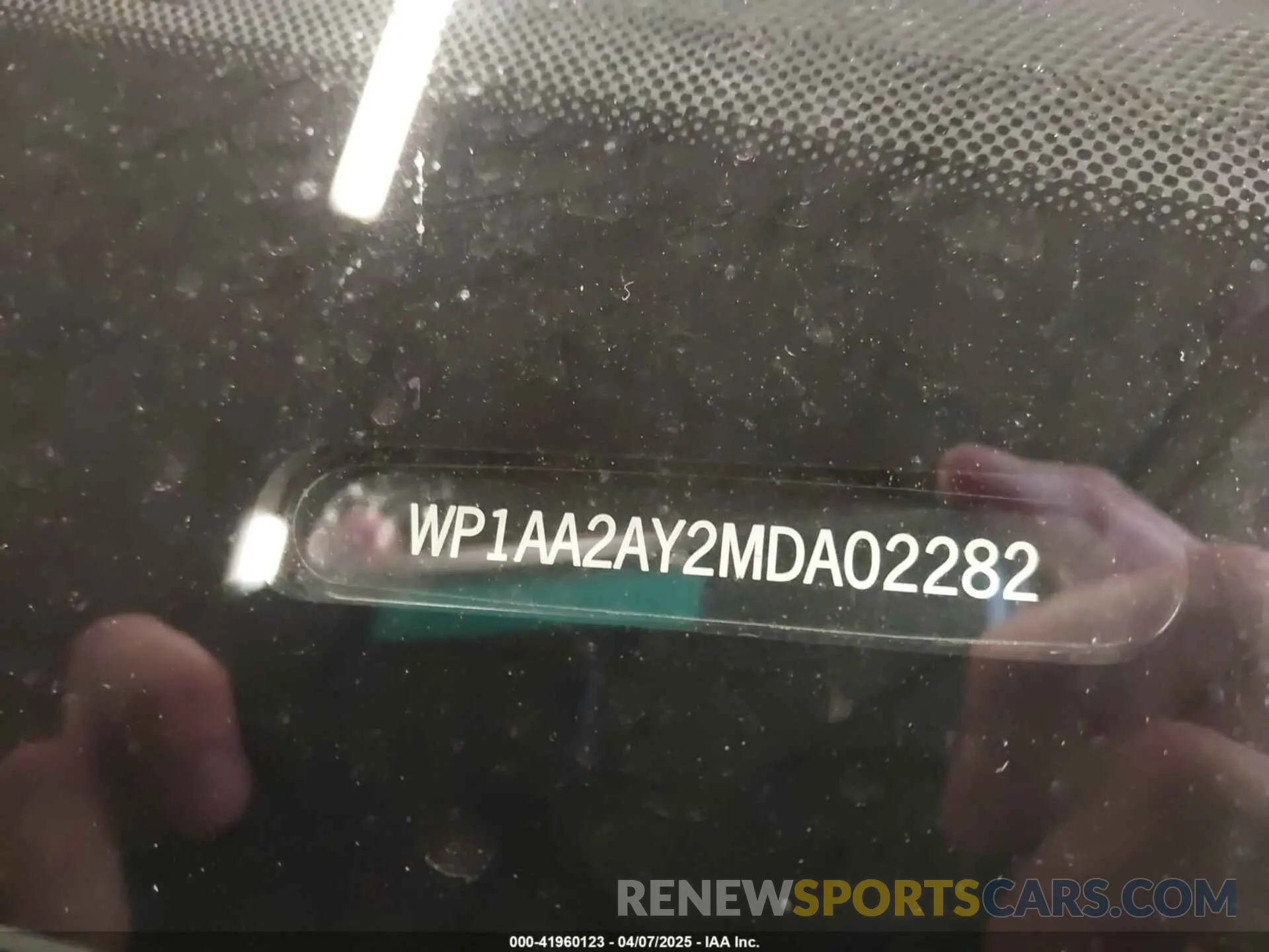 9 Photograph of a damaged car WP1AA2AY2MDA02282 PORSCHE CAYENNE 2021