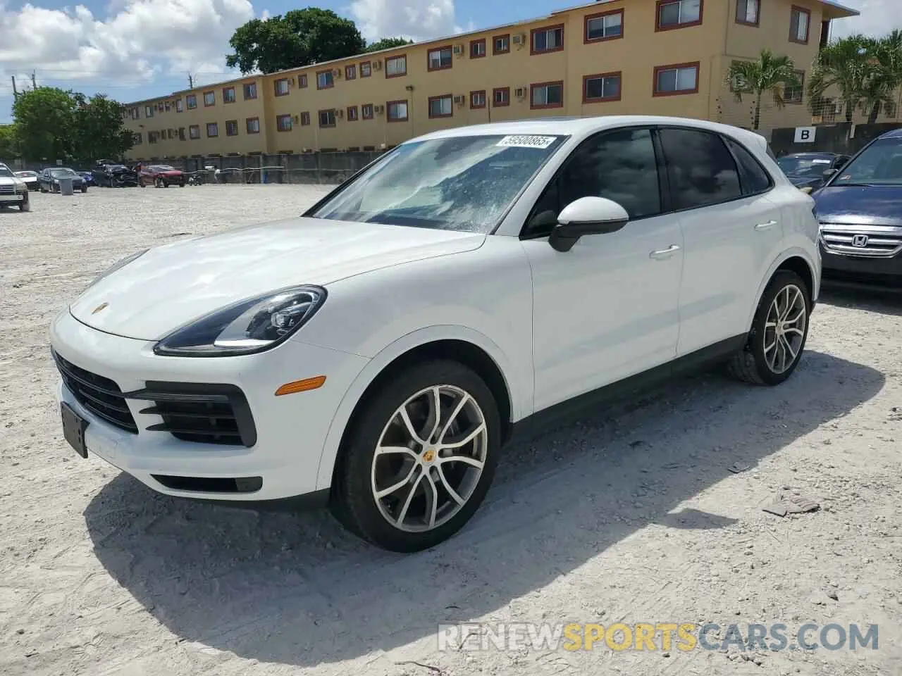 1 Фотография поврежденного автомобиля WP1AA2AY2MDA05988 PORSCHE CAYENNE 2021