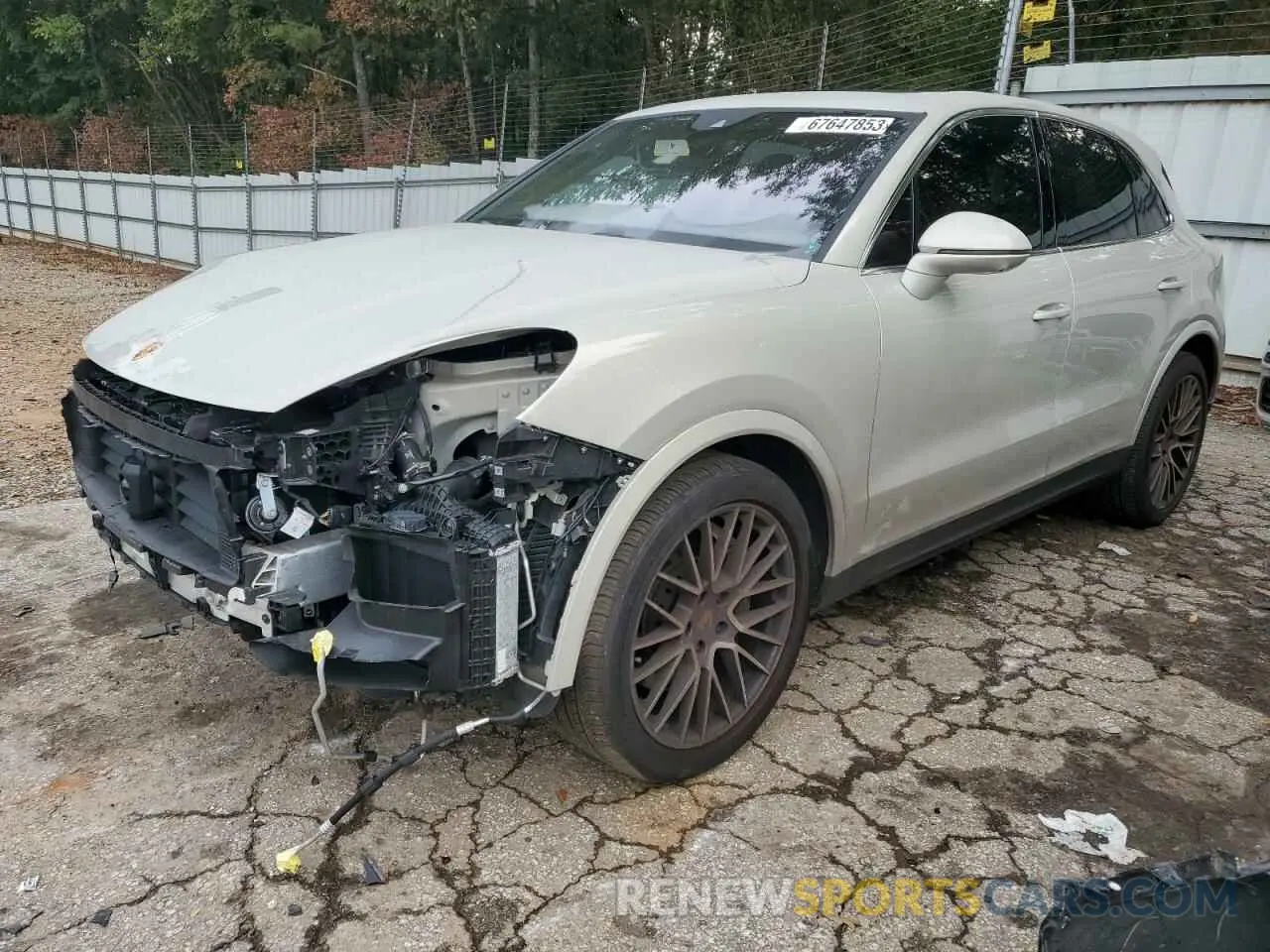 1 Photograph of a damaged car WP1AA2AY2MDA07059 PORSCHE CAYENNE 2021