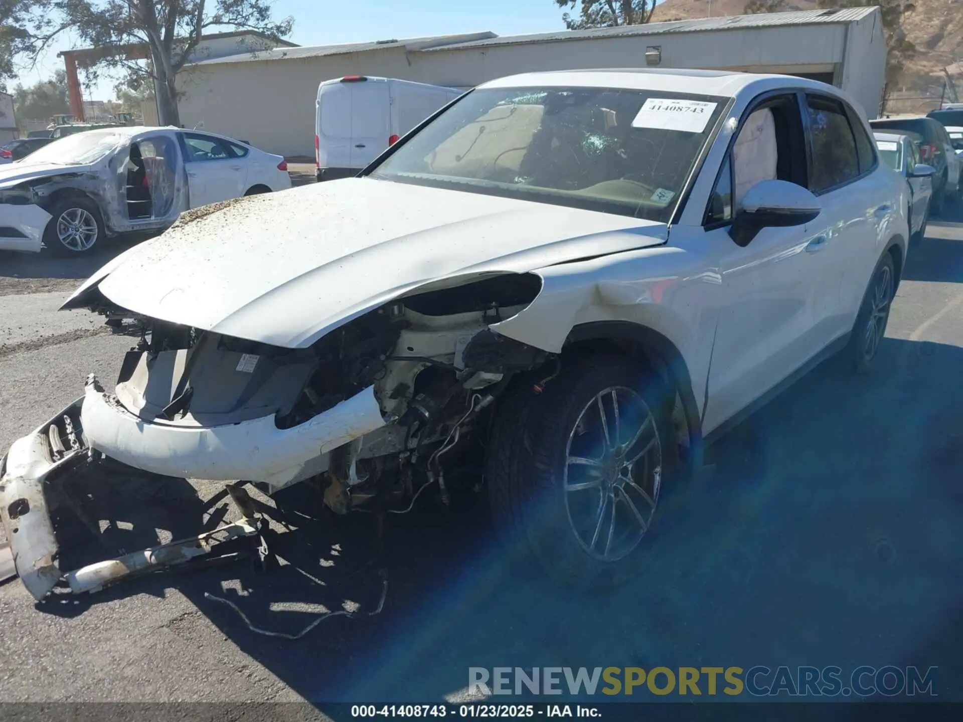 2 Photograph of a damaged car WP1AA2AY2MDA07529 PORSCHE CAYENNE 2021