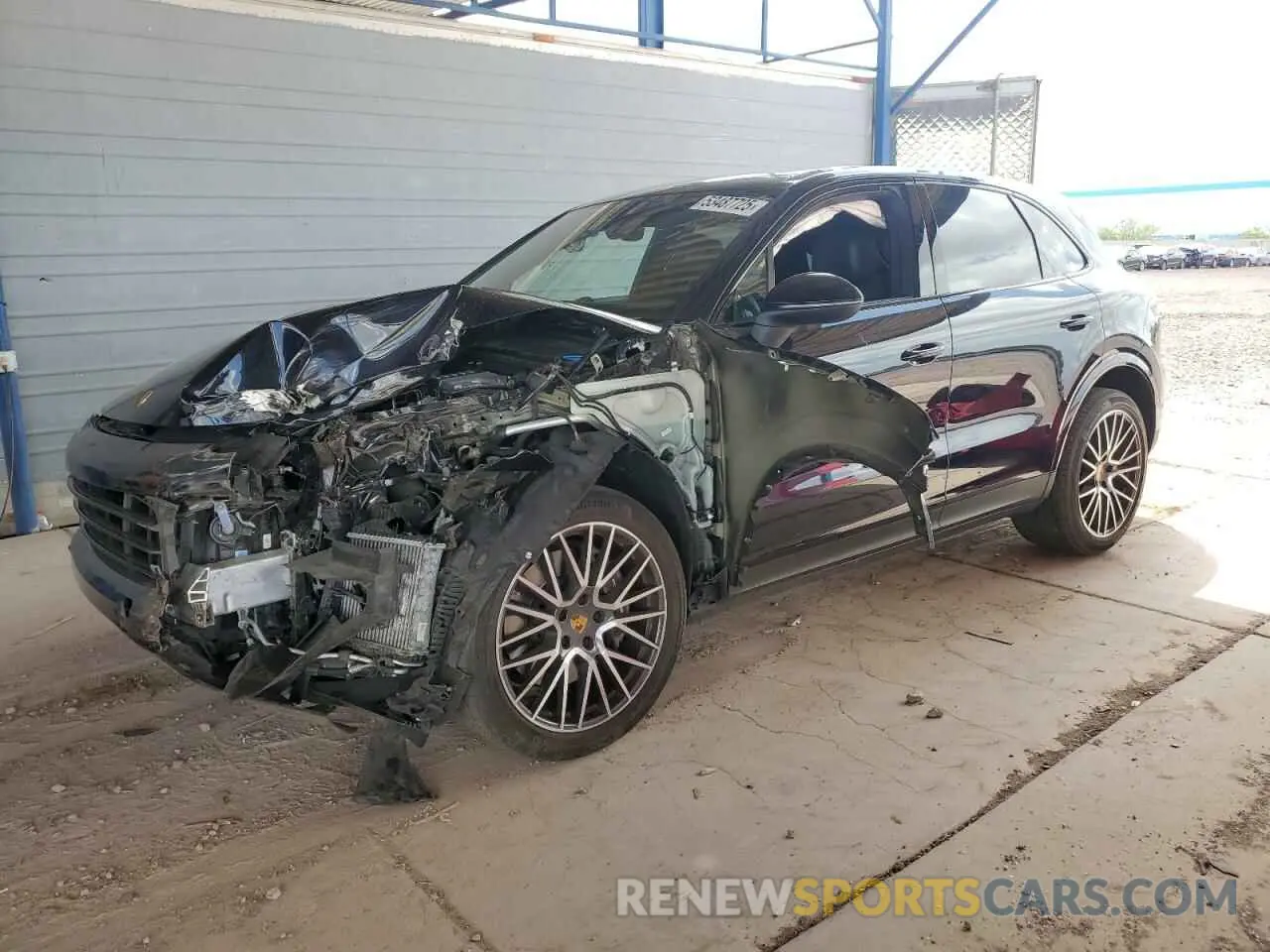 1 Фотография поврежденного автомобиля WP1AA2AY2MDA09149 PORSCHE CAYENNE 2021