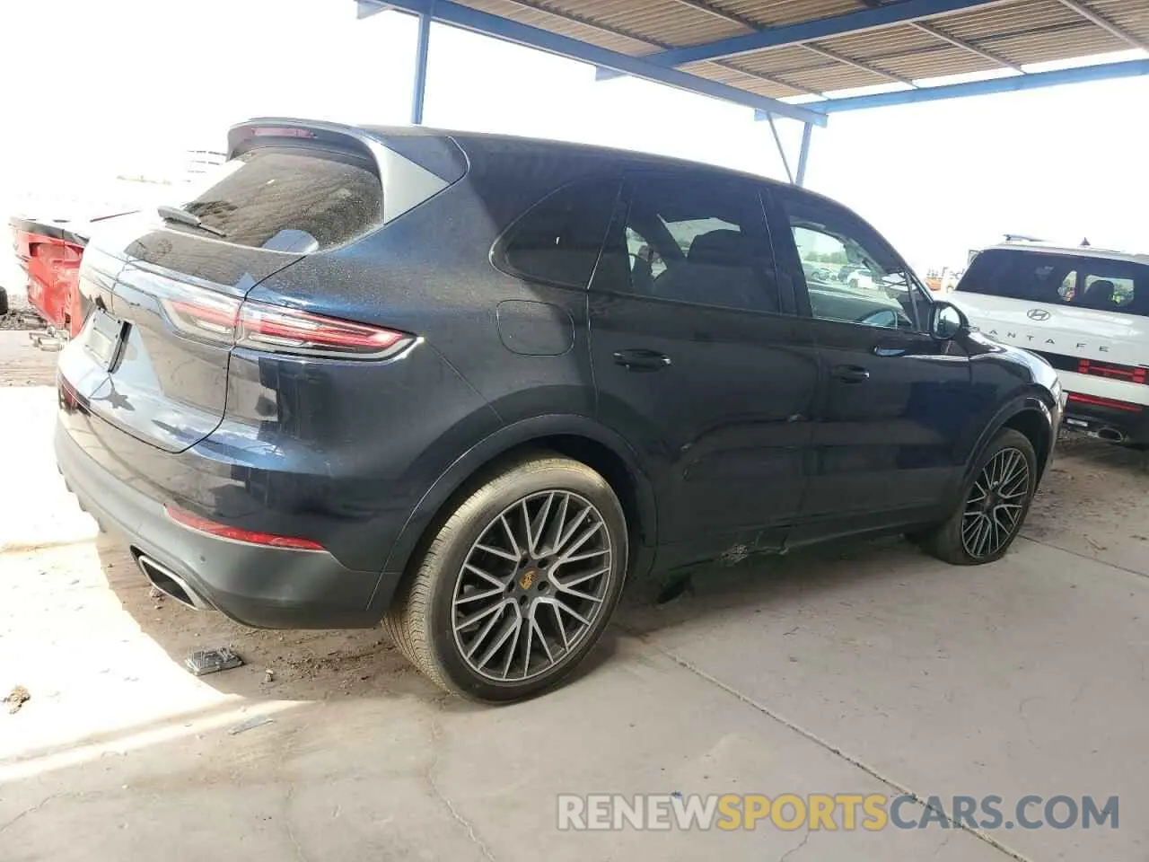 3 Фотография поврежденного автомобиля WP1AA2AY2MDA09149 PORSCHE CAYENNE 2021