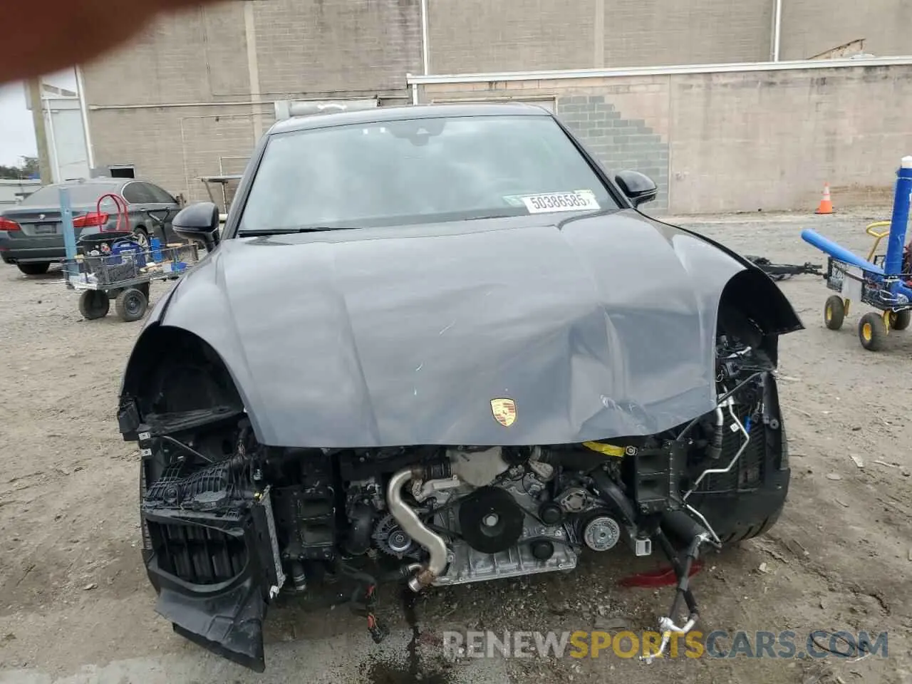 5 Фотография поврежденного автомобиля WP1AG2AY0MDA34761 PORSCHE CAYENNE 2021