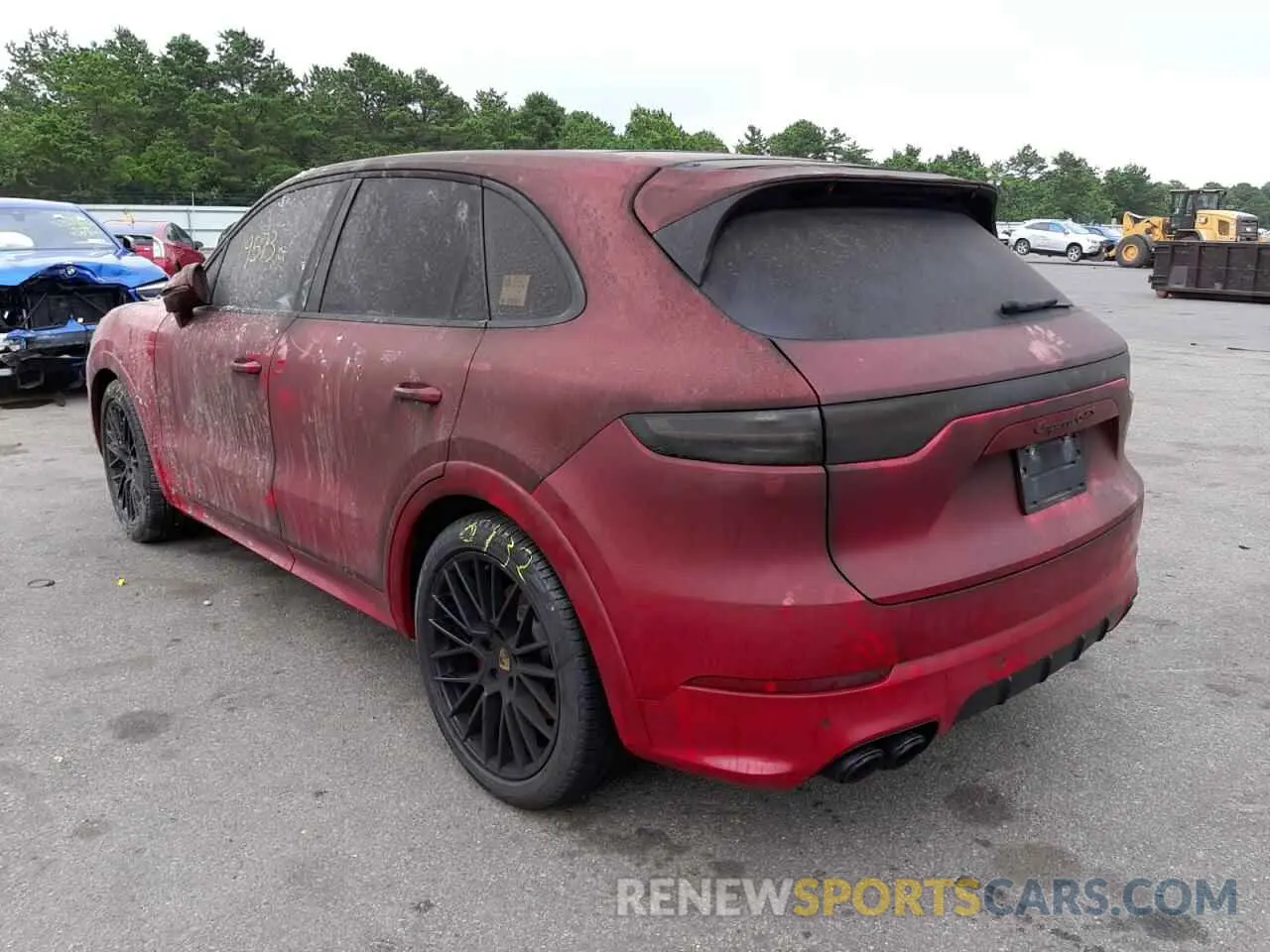 3 Photograph of a damaged car WP1AG2AY8MDA33986 PORSCHE CAYENNE 2021