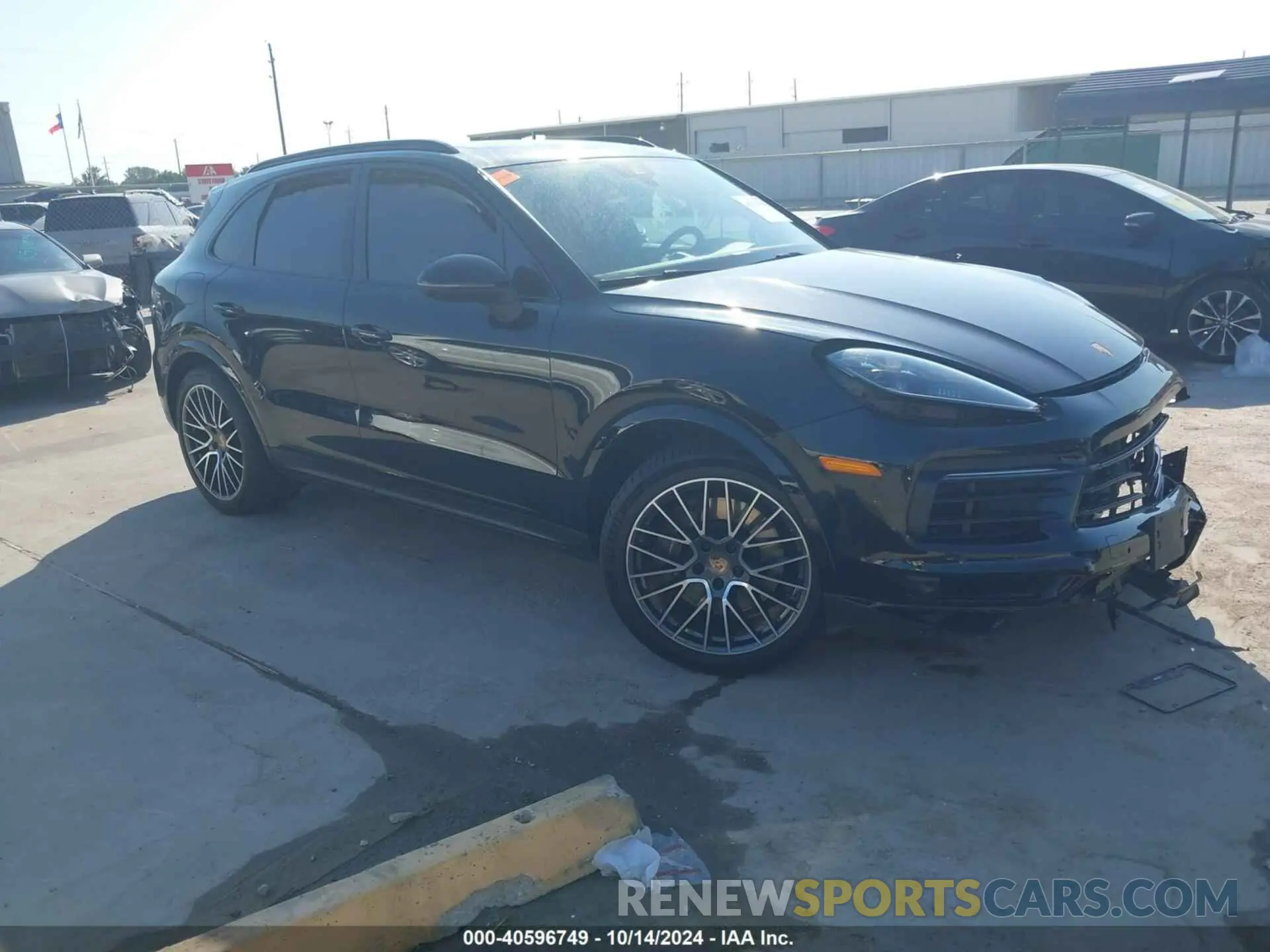 1 Photograph of a damaged car WP1AA2AY4NDA03550 PORSCHE CAYENNE 2022