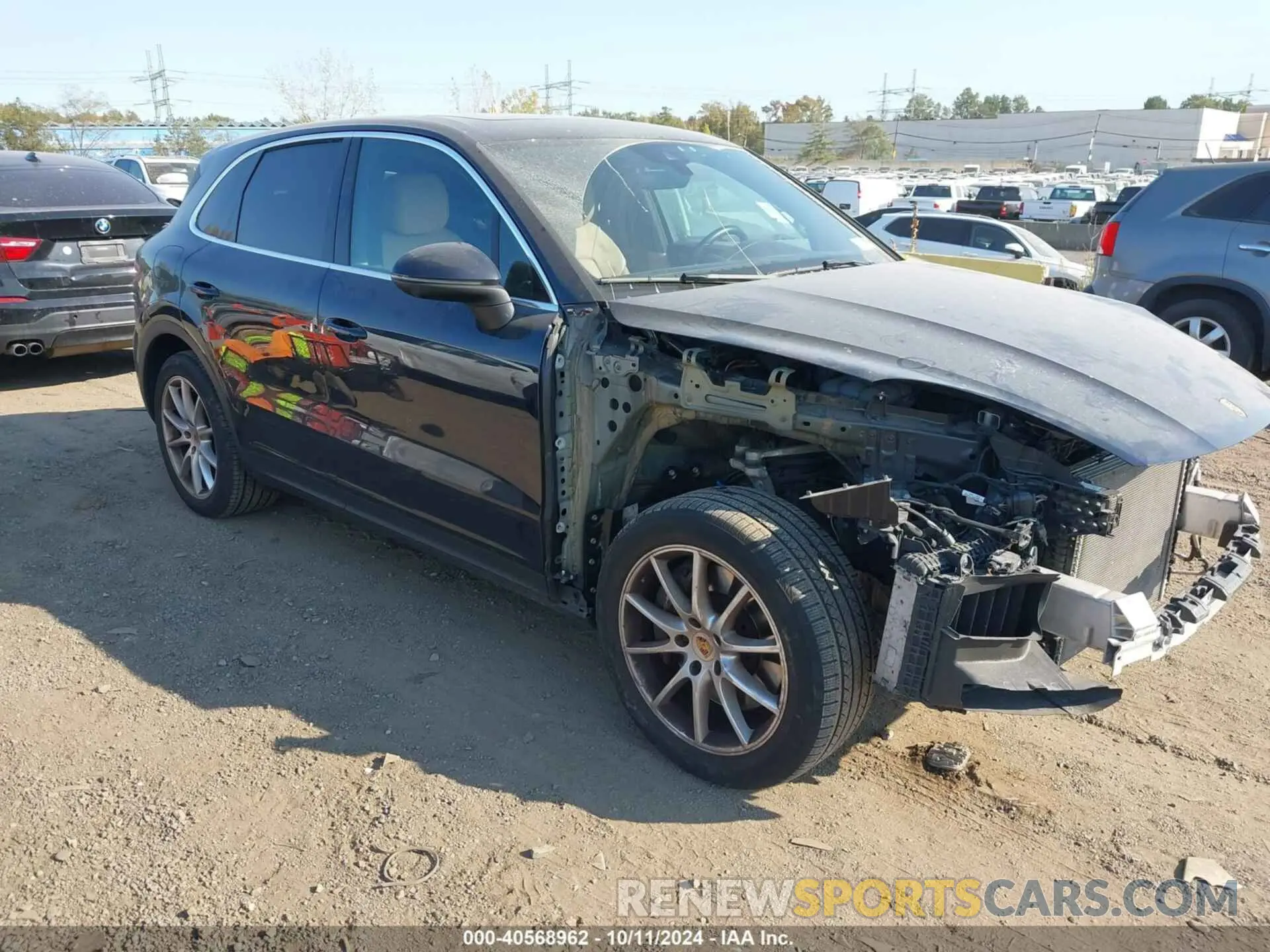 1 Photograph of a damaged car WP1AA2AY6NDA04103 PORSCHE CAYENNE 2022