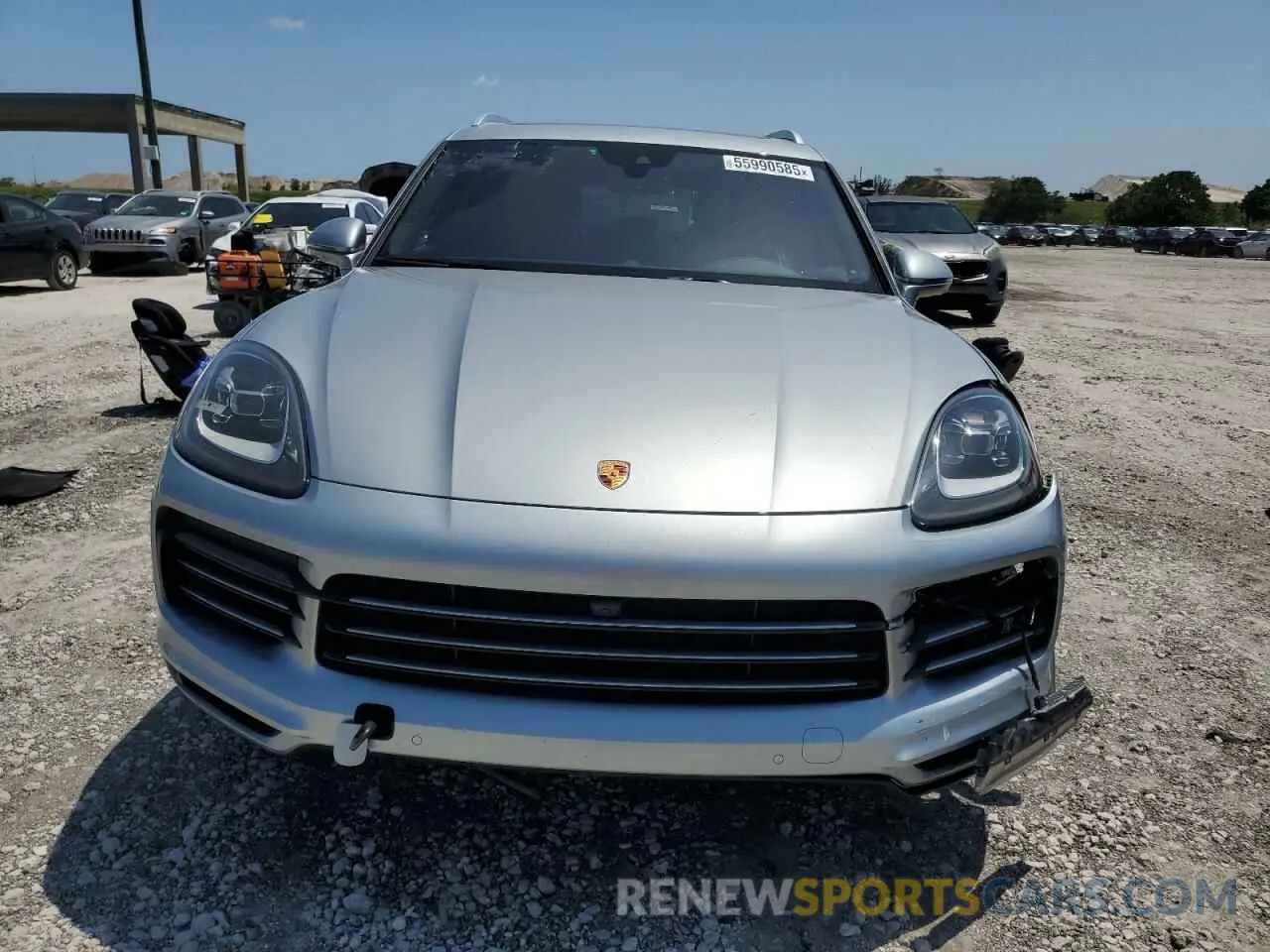 5 Фотография поврежденного автомобиля WP1AA2AY8NDA01171 PORSCHE CAYENNE 2022