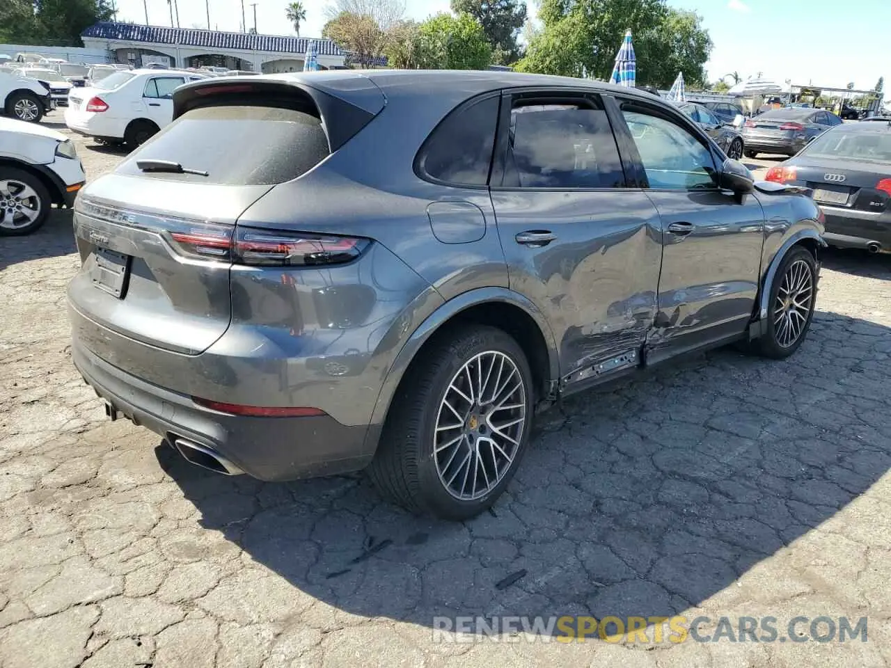 3 Фотография поврежденного автомобиля WP1AA2AY9NDA03317 PORSCHE CAYENNE 2022