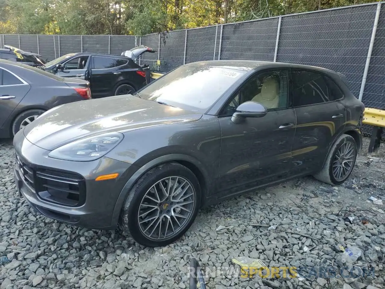 1 Photograph of a damaged car WP1AF2AY5NDA44206 PORSCHE CAYENNE 2022