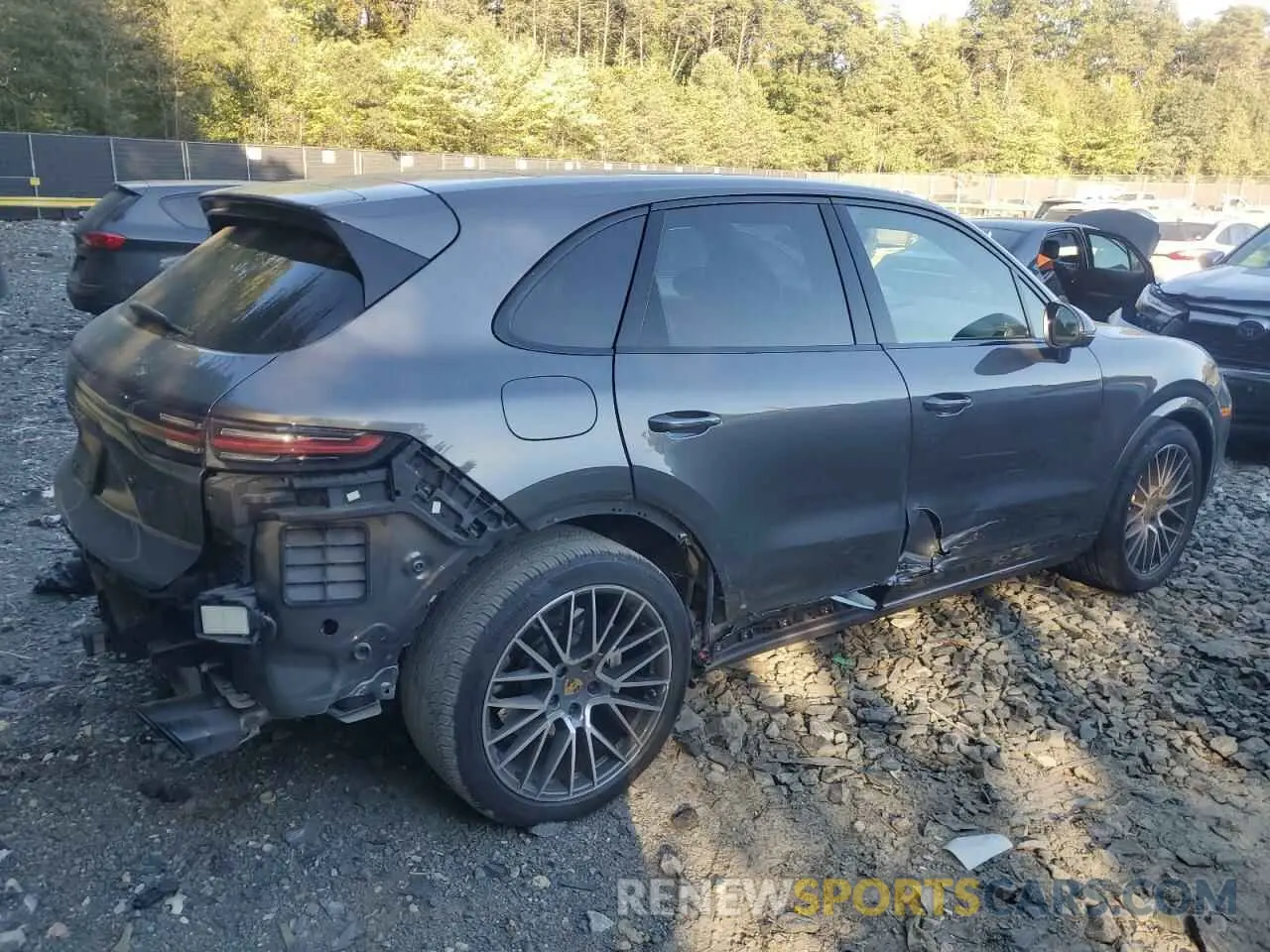 3 Photograph of a damaged car WP1AF2AY5NDA44206 PORSCHE CAYENNE 2022