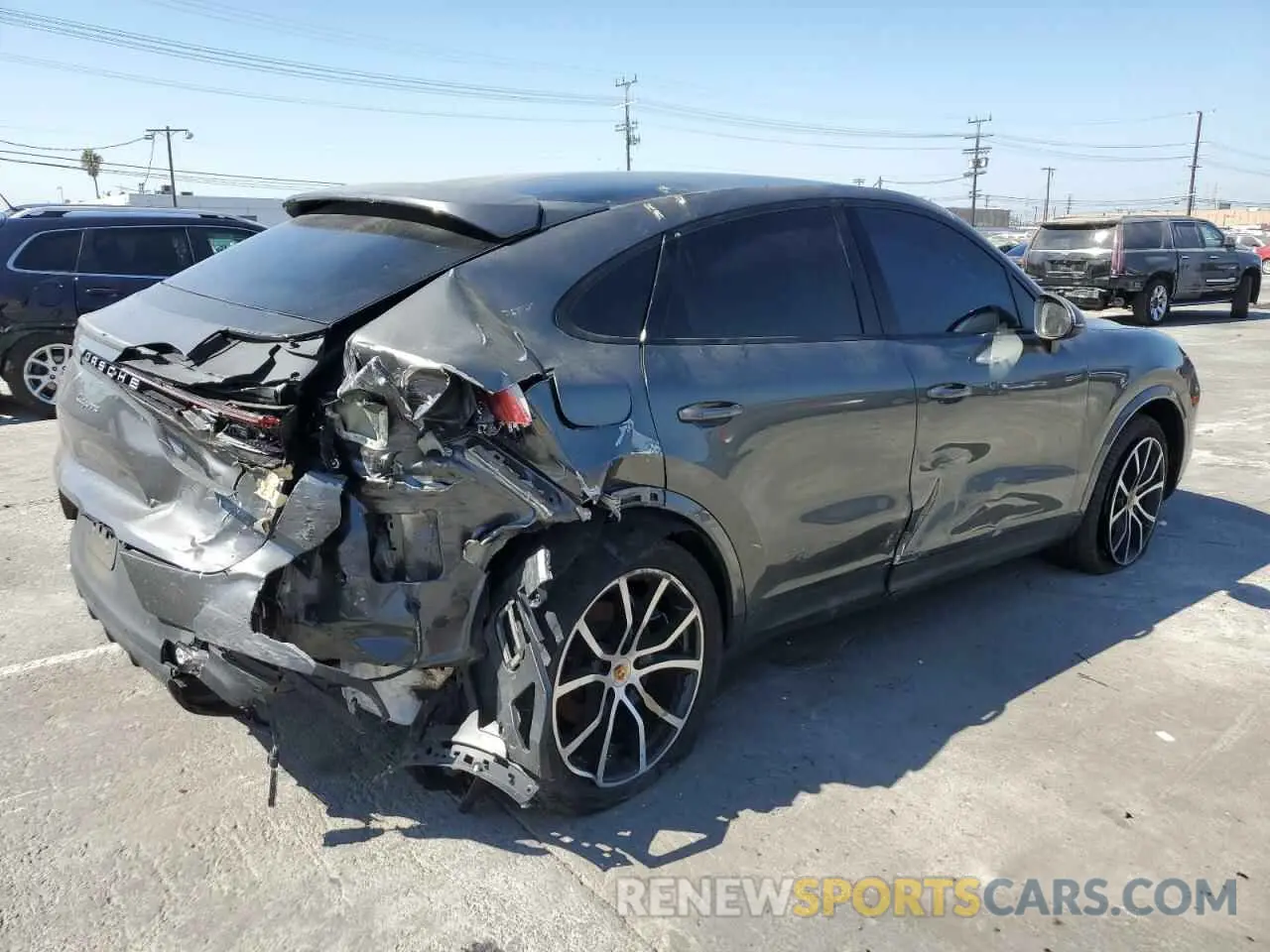 3 Фотография поврежденного автомобиля WP1BA2AY0NDA49154 PORSCHE CAYENNE 2022