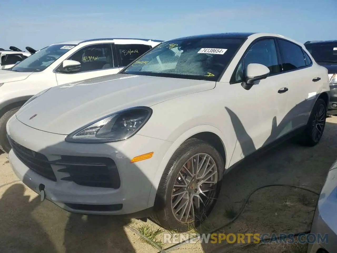 1 Photograph of a damaged car WP1BA2AYXNDA49033 PORSCHE CAYENNE 2022