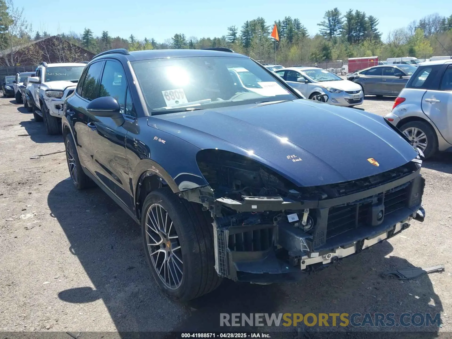 14 Photograph of a damaged car WP1AA2AY1PDA09888 PORSCHE CAYENNE 2023