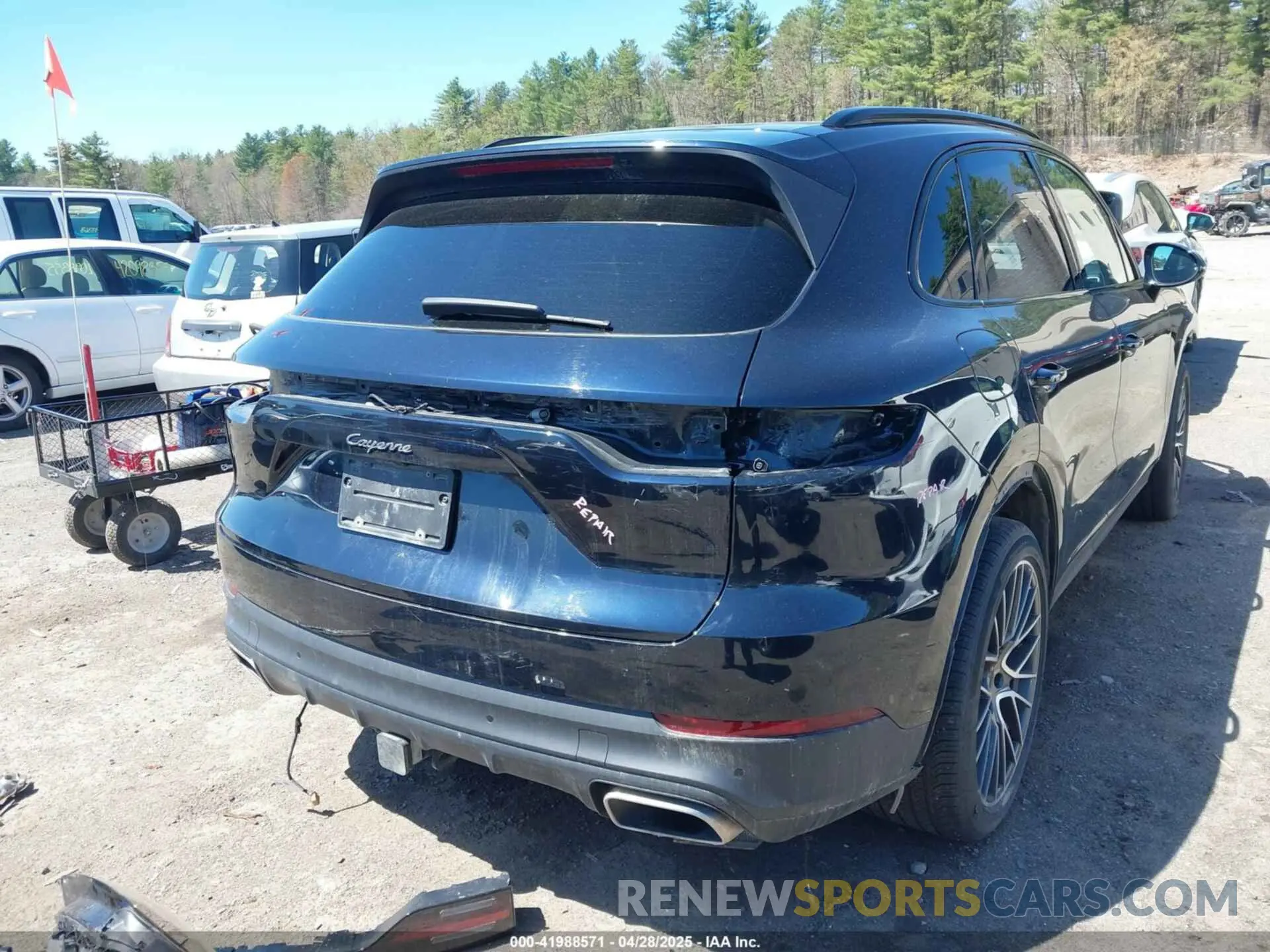 17 Photograph of a damaged car WP1AA2AY1PDA09888 PORSCHE CAYENNE 2023