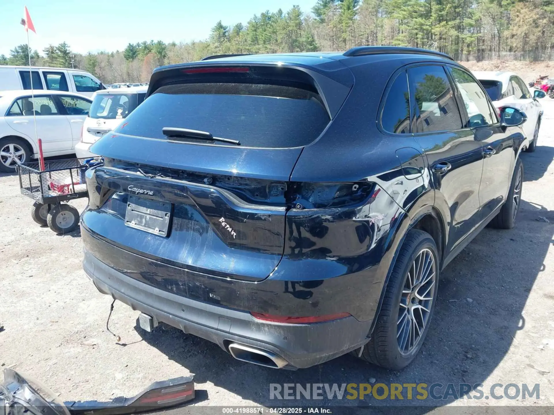 4 Photograph of a damaged car WP1AA2AY1PDA09888 PORSCHE CAYENNE 2023