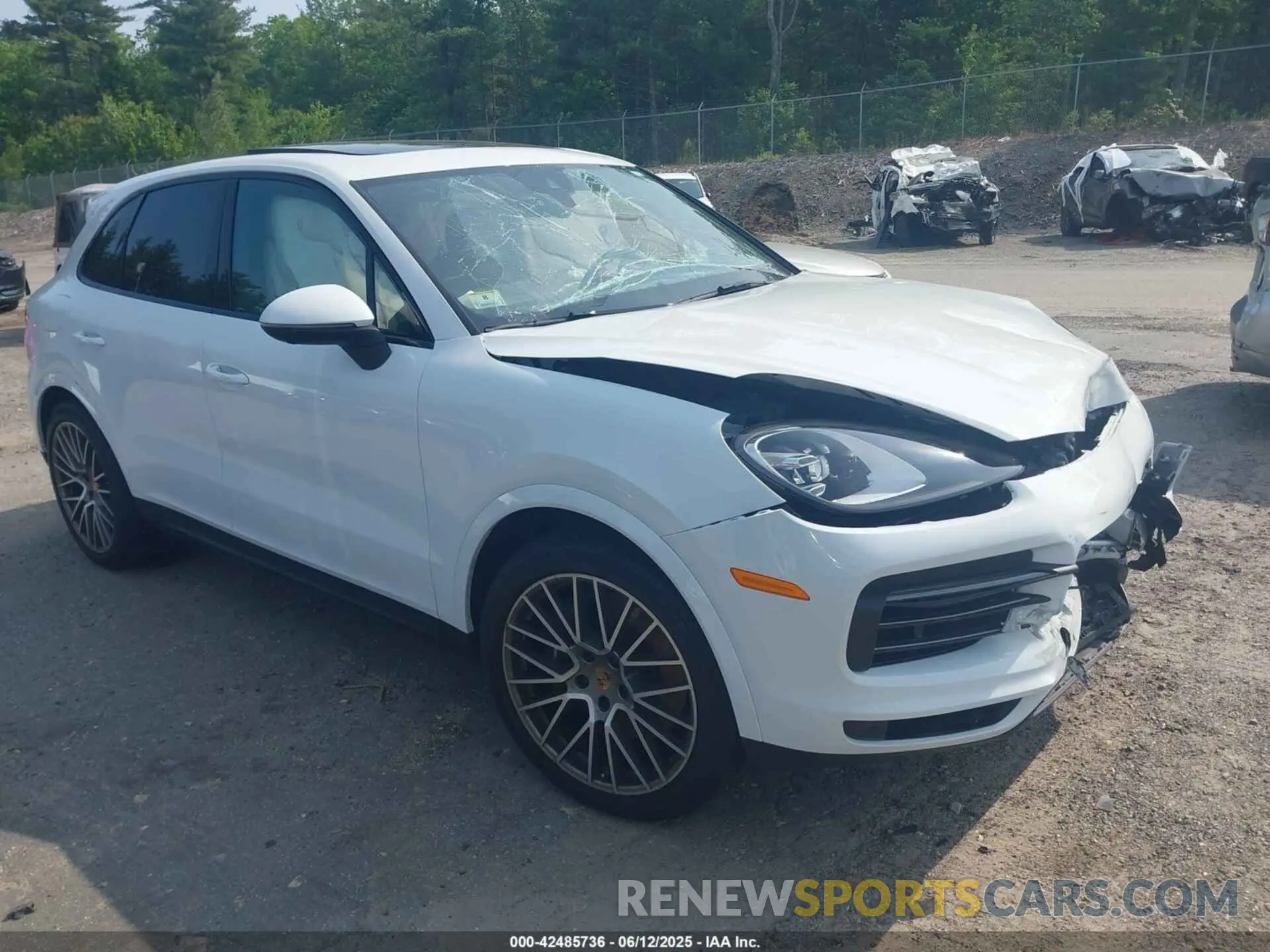 1 Фотография поврежденного автомобиля WP1AA2AY8PDA01206 PORSCHE CAYENNE 2023