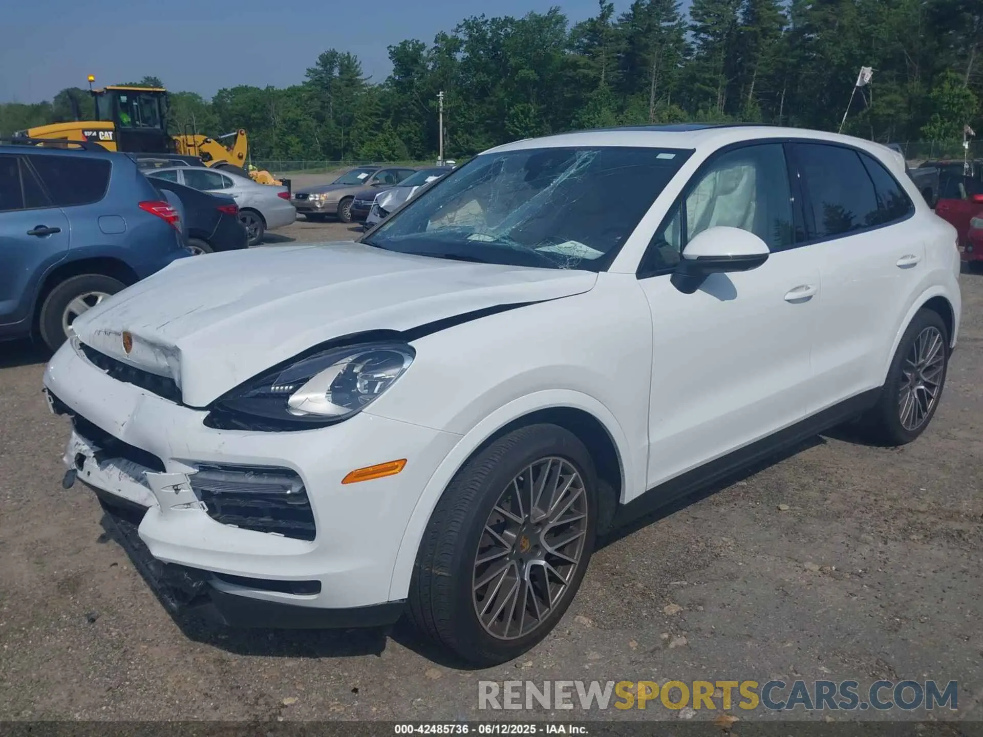 2 Фотография поврежденного автомобиля WP1AA2AY8PDA01206 PORSCHE CAYENNE 2023