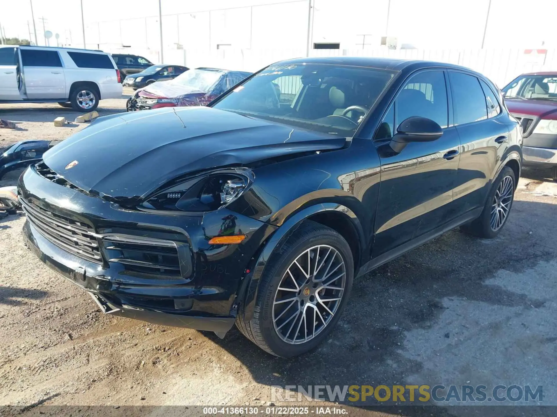 2 Фотография поврежденного автомобиля WP1AA2AYXPDA11185 PORSCHE CAYENNE 2023