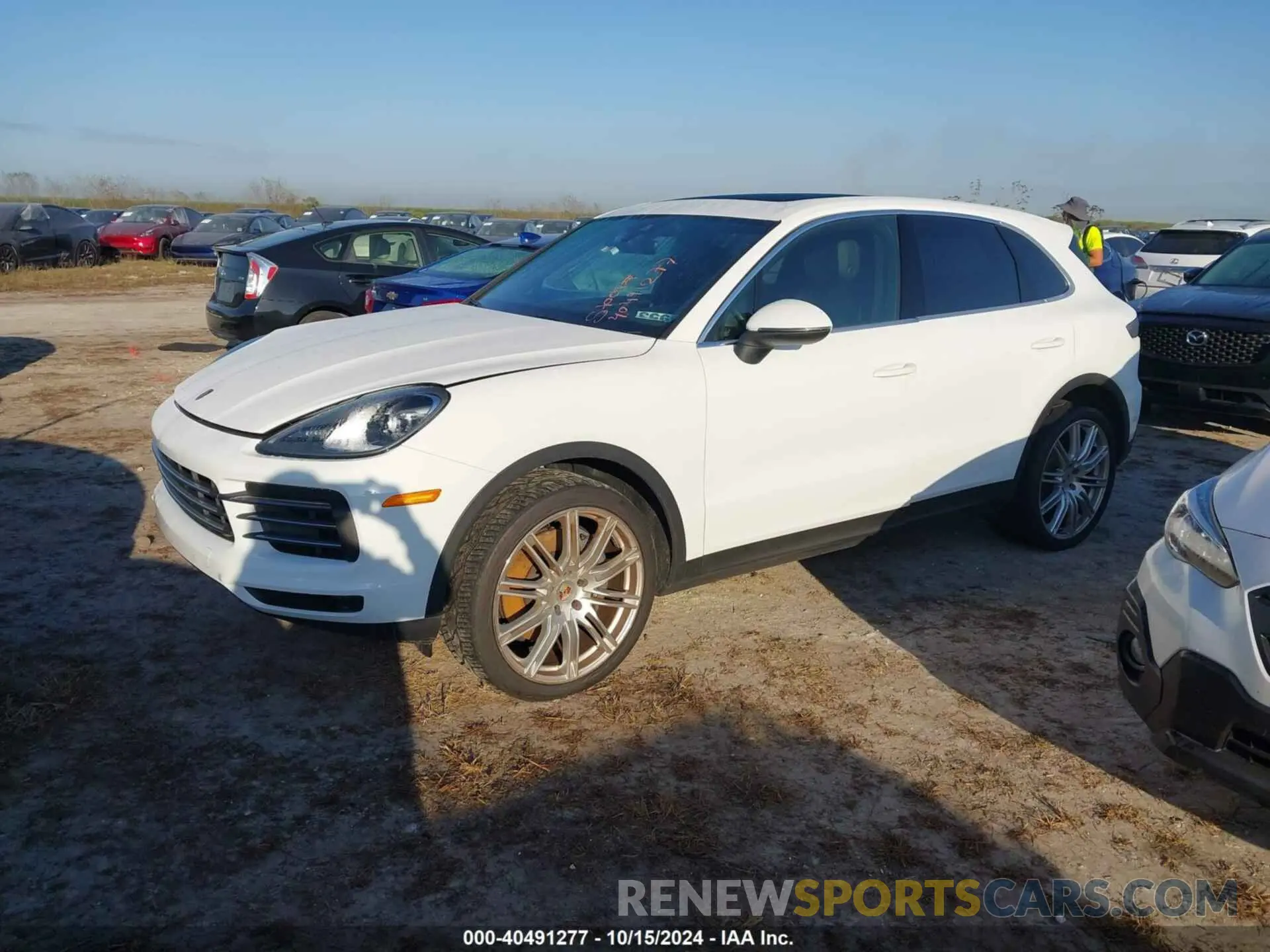 2 Фотография поврежденного автомобиля WP1AB2AY5PDA14055 PORSCHE CAYENNE 2023