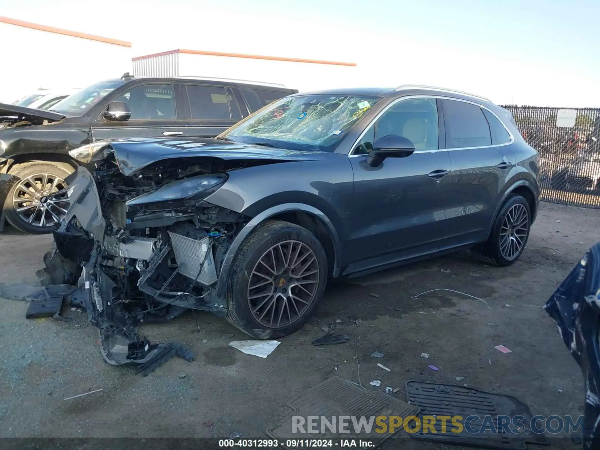 2 Фотография поврежденного автомобиля WP1AB2AY7PDA14428 PORSCHE CAYENNE 2023