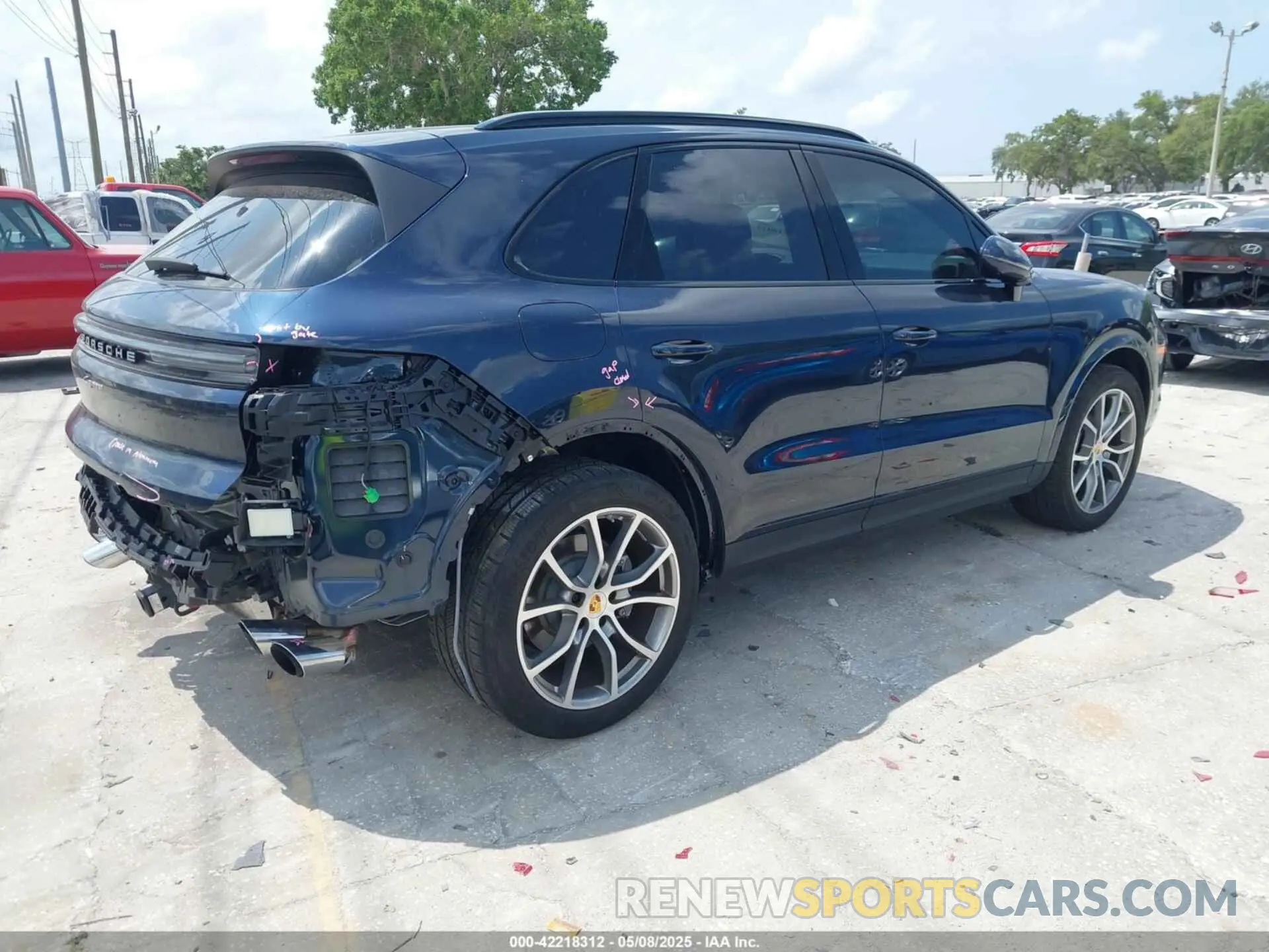 4 Фотография поврежденного автомобиля WP1AA2AY2RDA02192 PORSCHE CAYENNE 2024