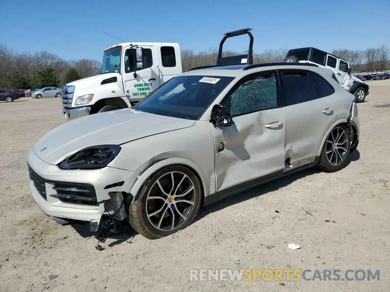 1 Фотография поврежденного автомобиля WP1AA2AY3RDA04548 PORSCHE CAYENNE 2024
