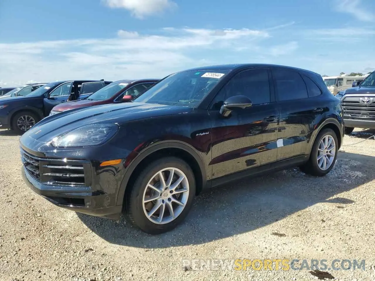 1 Photograph of a damaged car WP1AE2AY3RDA29258 PORSCHE CAYENNE 2024