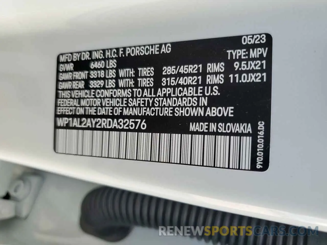 14 Фотография поврежденного автомобиля WP1AL2AY2RDA32576 PORSCHE CAYENNE 2024
