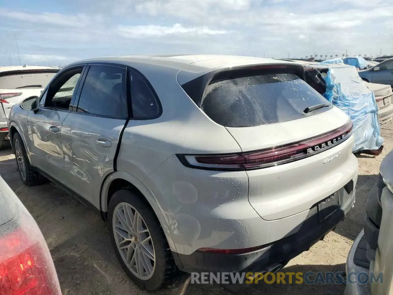 2 Photograph of a damaged car WP1AL2AY5RDA33060 PORSCHE CAYENNE 2024