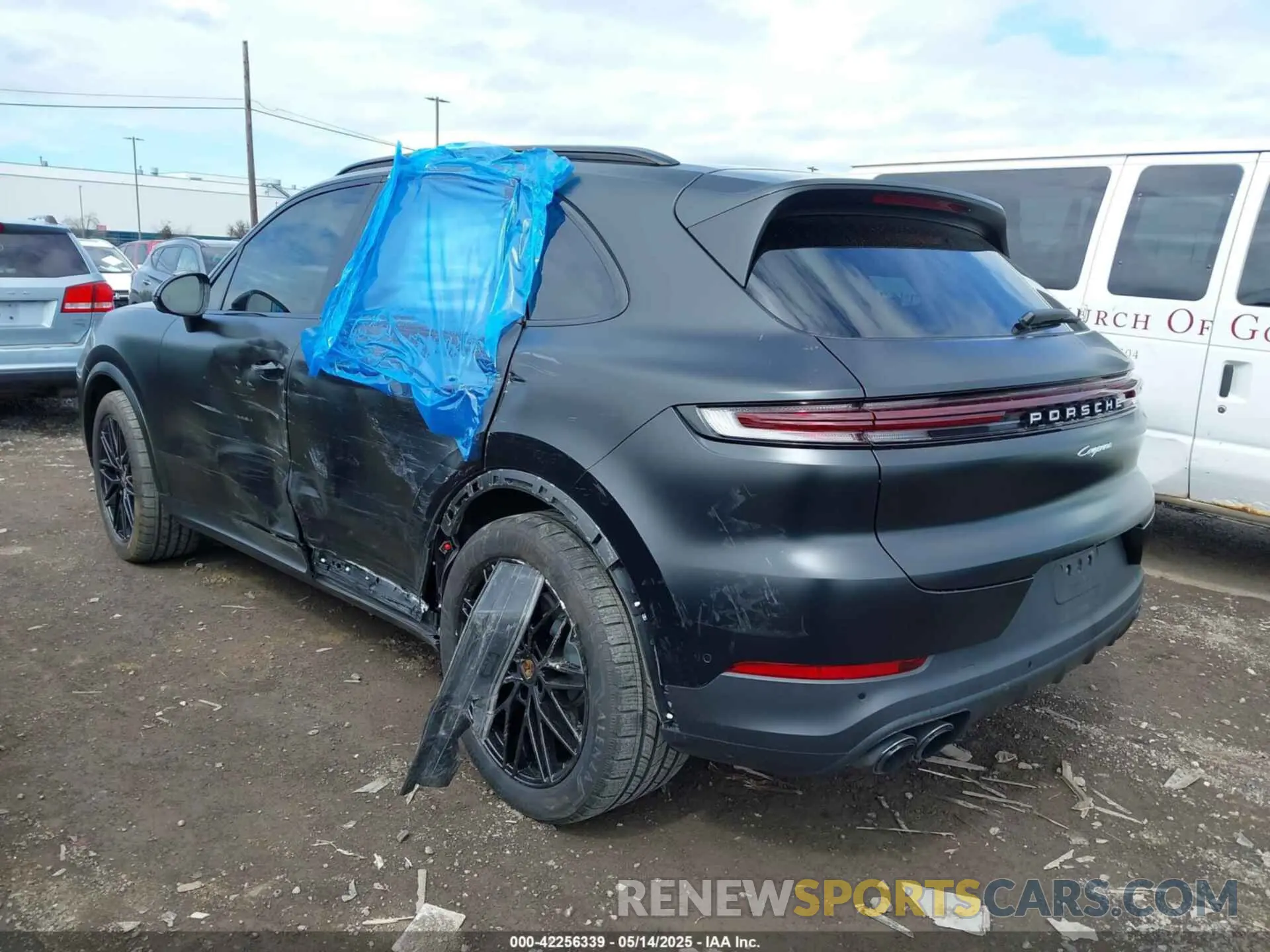 3 Фотография поврежденного автомобиля WP1AA2AY1SDA00472 PORSCHE CAYENNE 2025