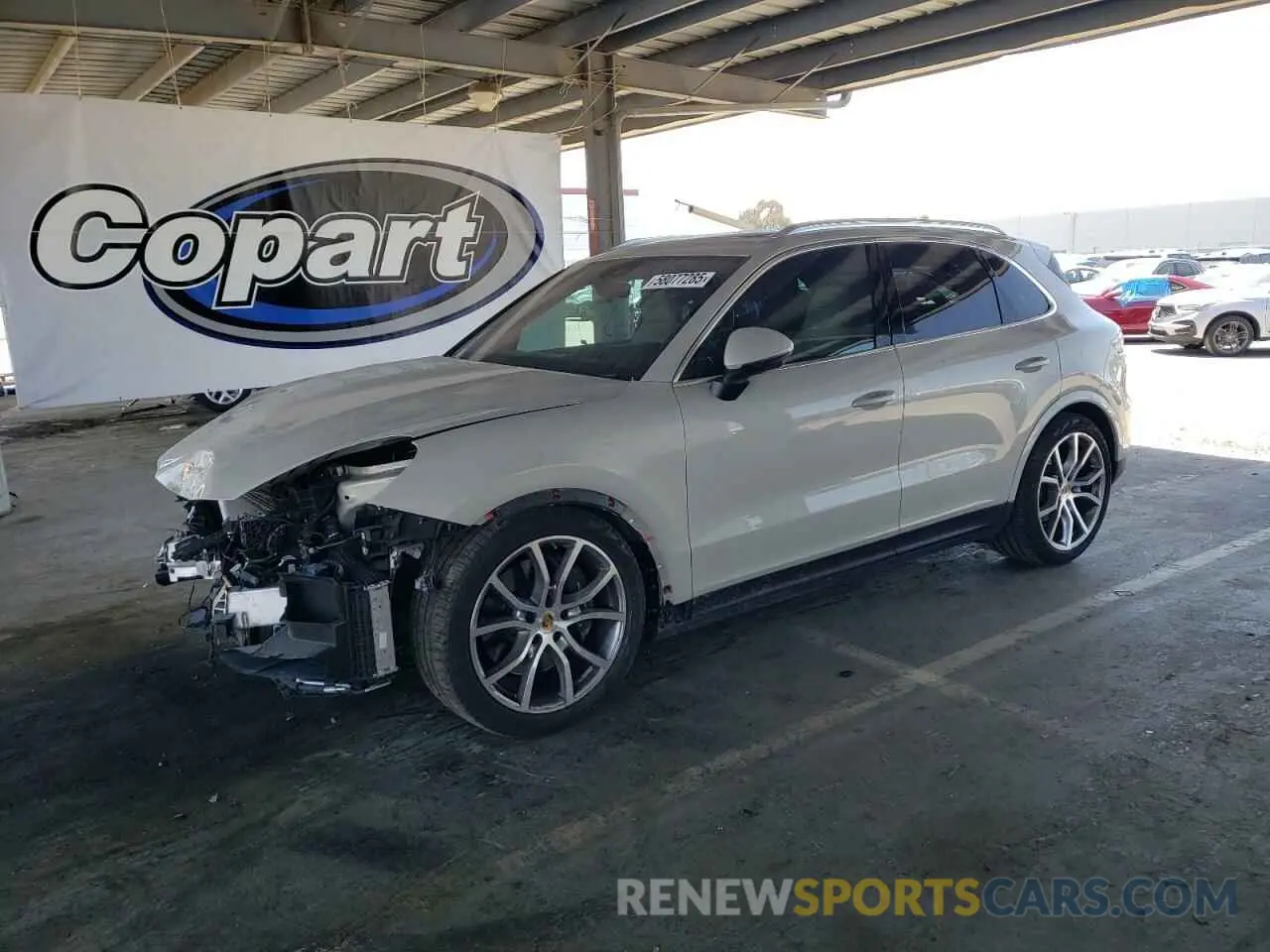 1 Photograph of a damaged car WP1AA2AY8PDA01643 PORSCHE CAYENNE BA 2023