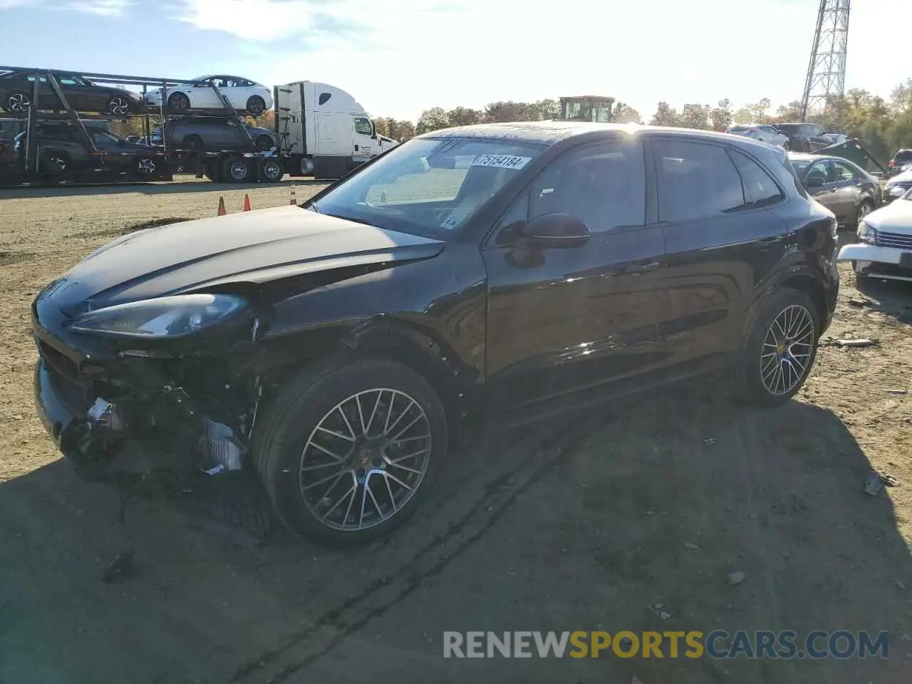 1 Photograph of a damaged car WP1AA2AY9PDA11209 PORSCHE CAYENNE BA 2023
