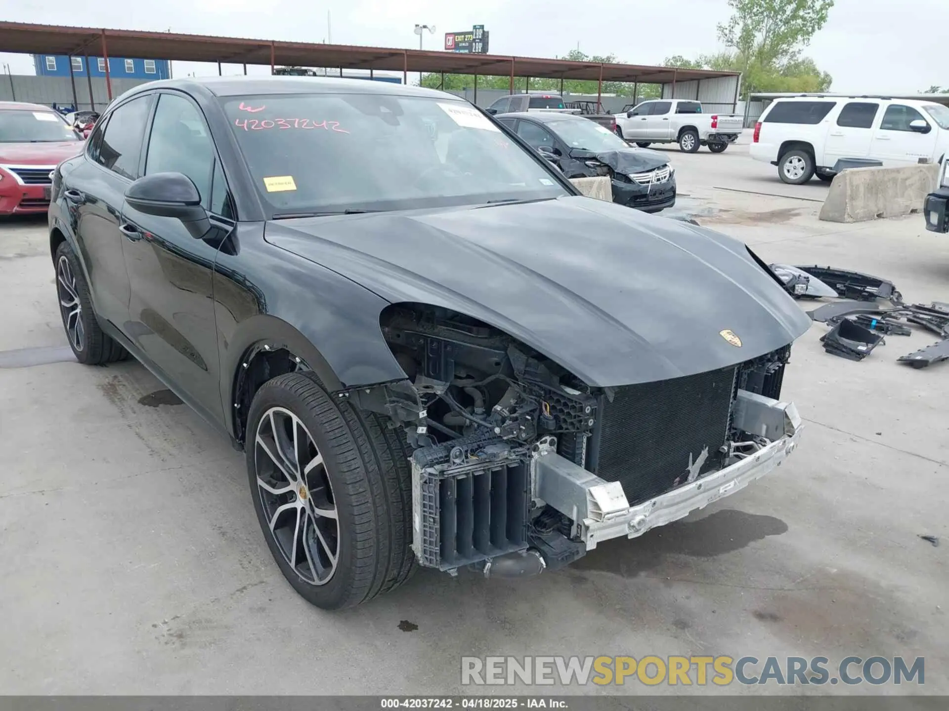 1 Photograph of a damaged car WP1BA2AYXLDA47778 PORSCHE CAYENNE COUPE 2020