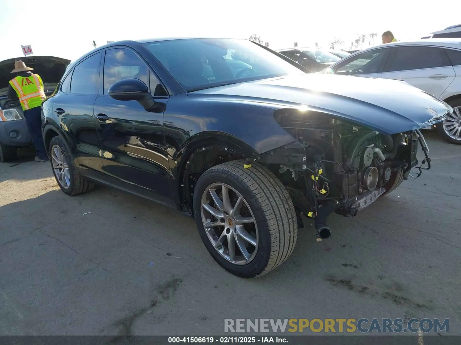 1 Photograph of a damaged car WP1BA2AY3MDA41192 PORSCHE CAYENNE COUPE 2021