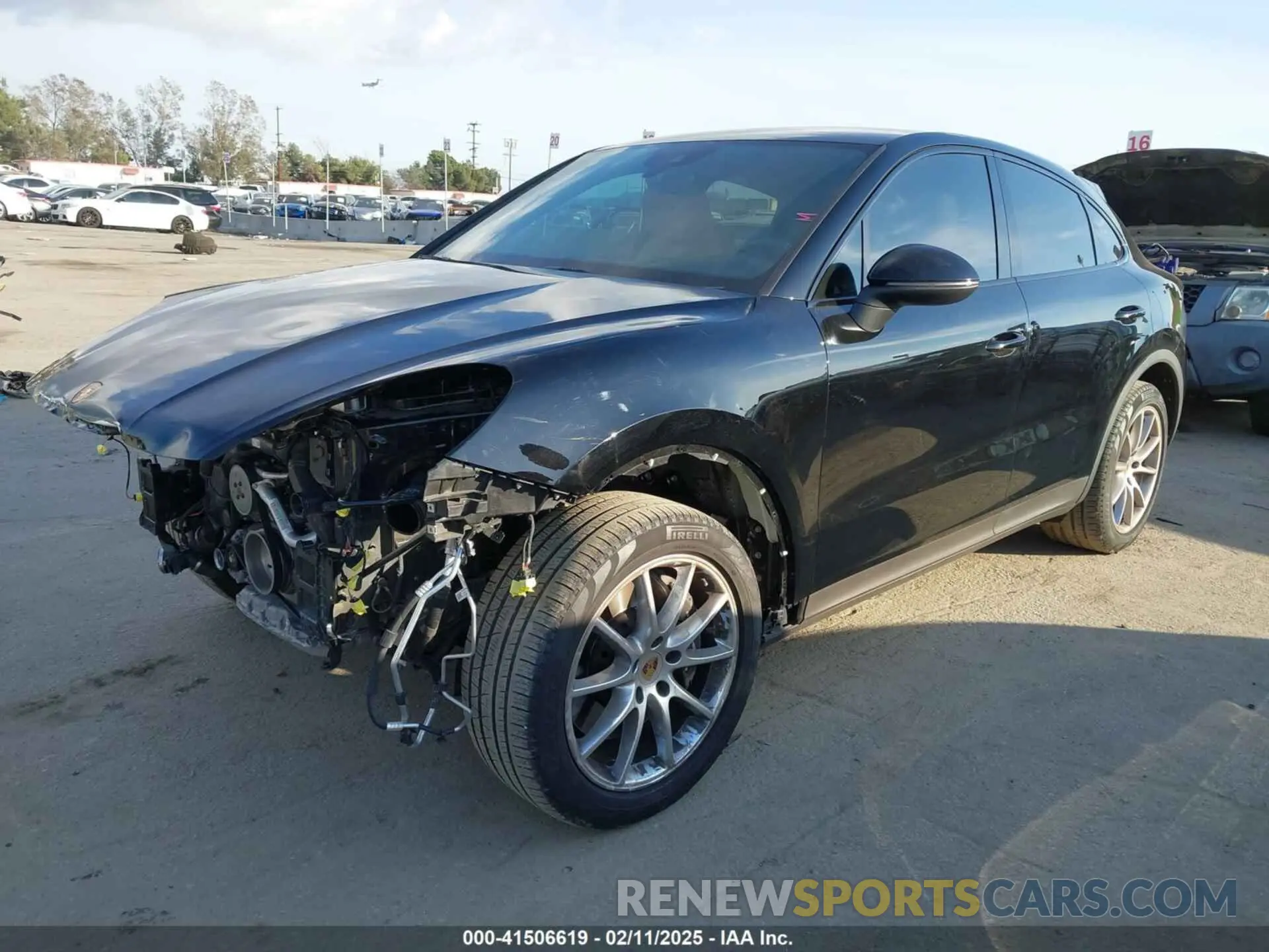 2 Photograph of a damaged car WP1BA2AY3MDA41192 PORSCHE CAYENNE COUPE 2021