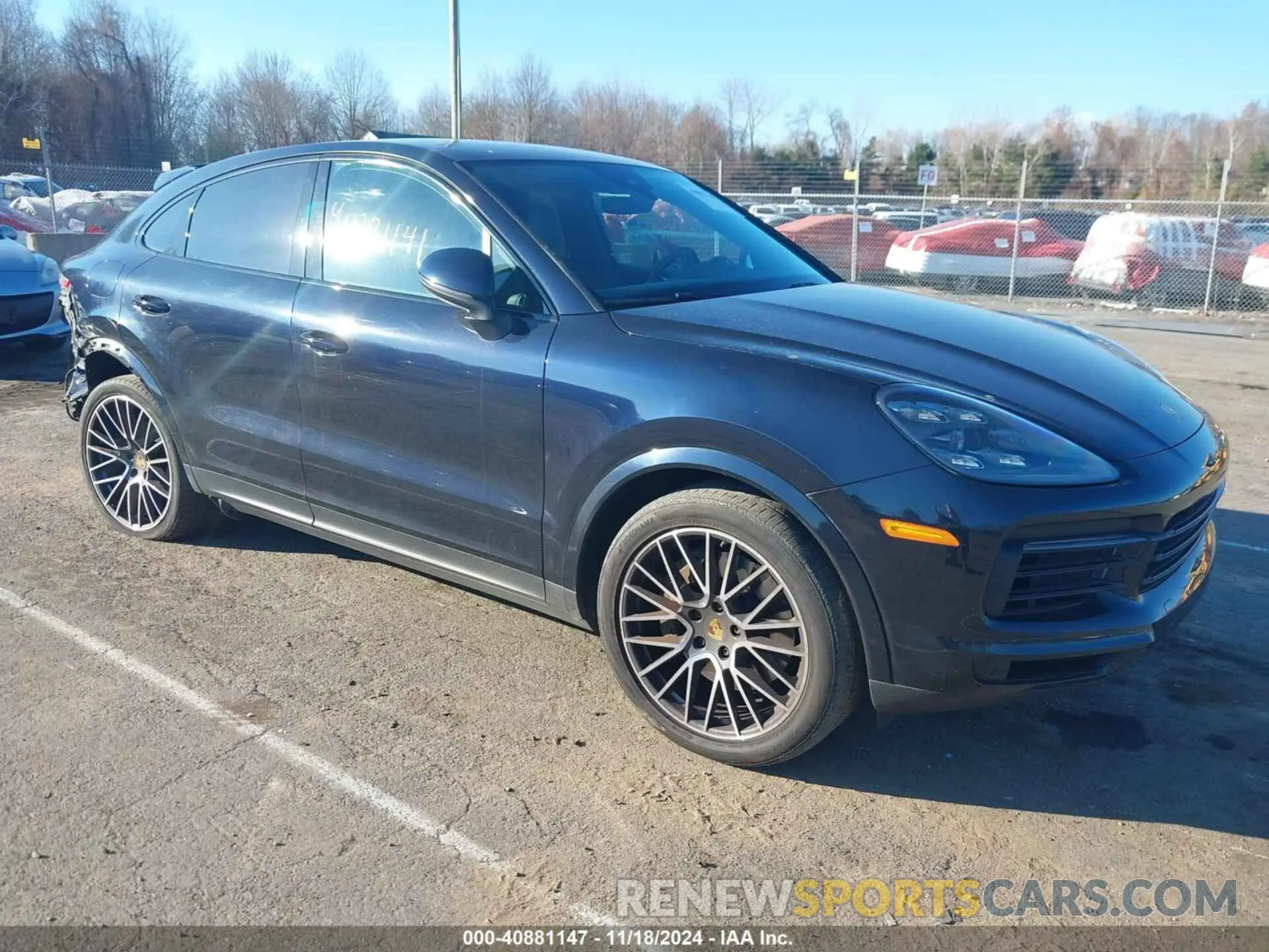 1 Photograph of a damaged car WP1BA2AY4MDA41461 PORSCHE CAYENNE COUPE 2021
