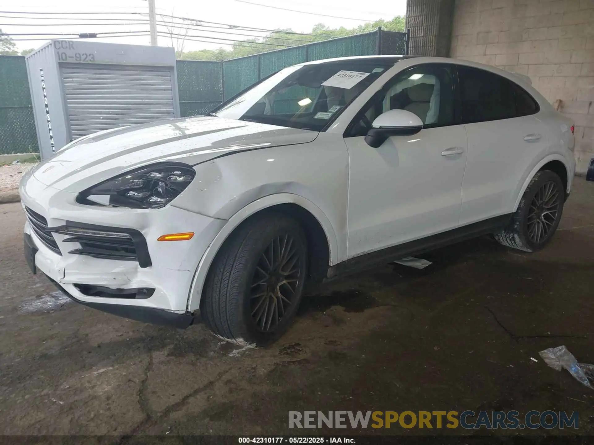 2 Photograph of a damaged car WP1BA2AY5MDA43638 PORSCHE CAYENNE COUPE 2021