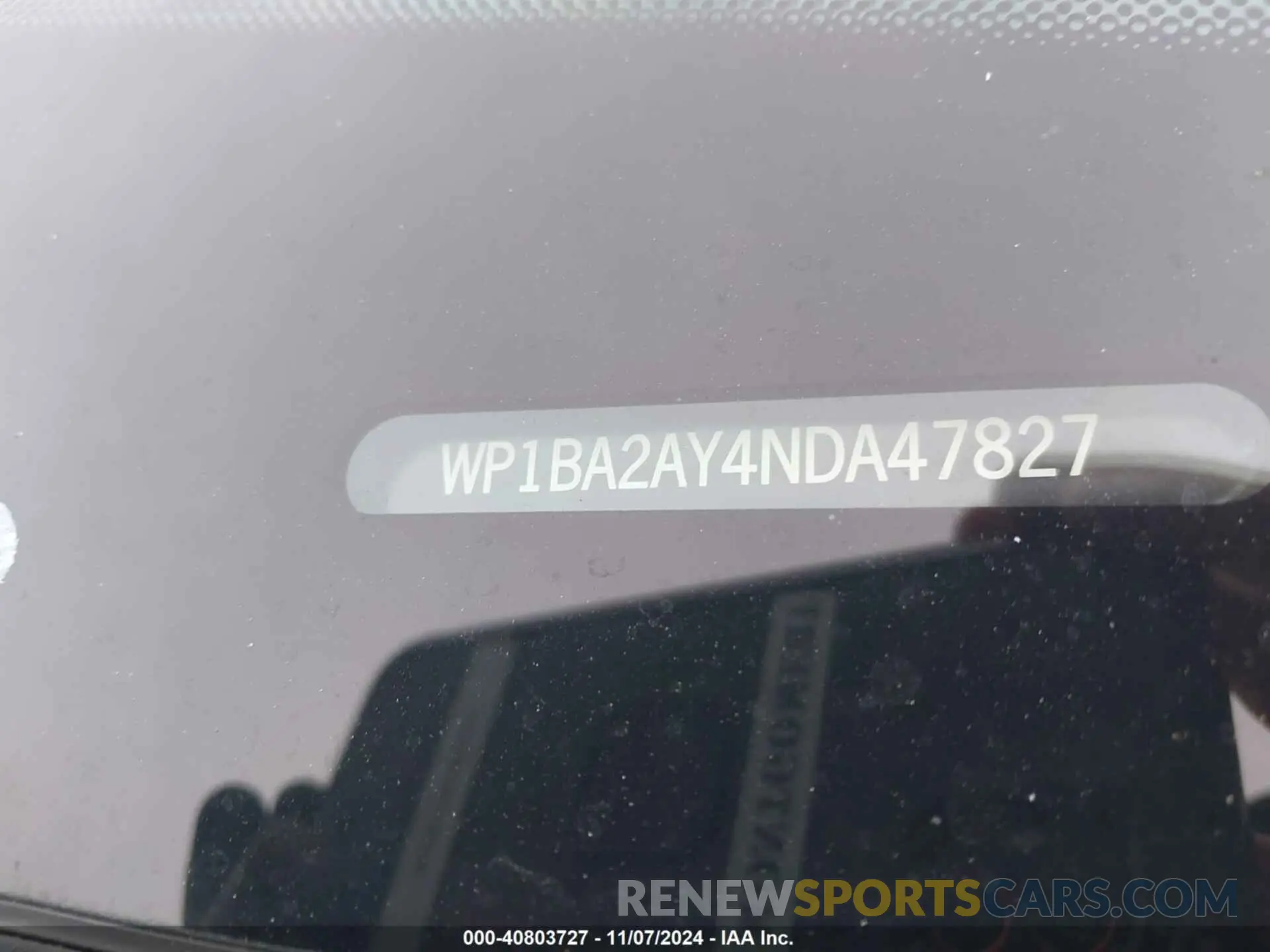 9 Фотография поврежденного автомобиля WP1BA2AY4NDA47827 PORSCHE CAYENNE COUPE 2022