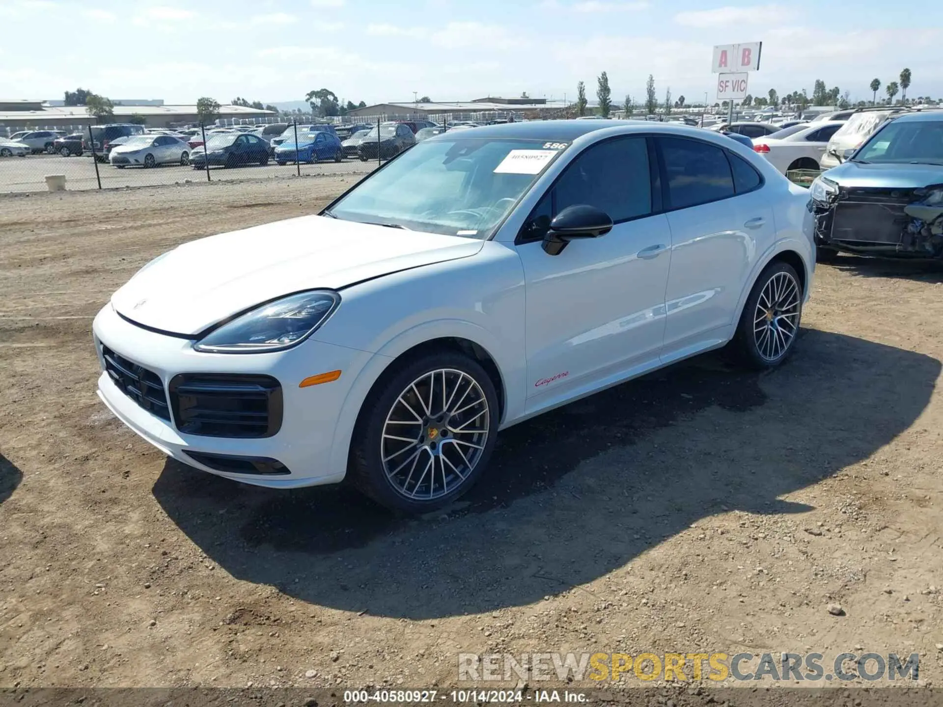 2 Фотография поврежденного автомобиля WP1BA2AY7NDA49944 PORSCHE CAYENNE COUPE 2022