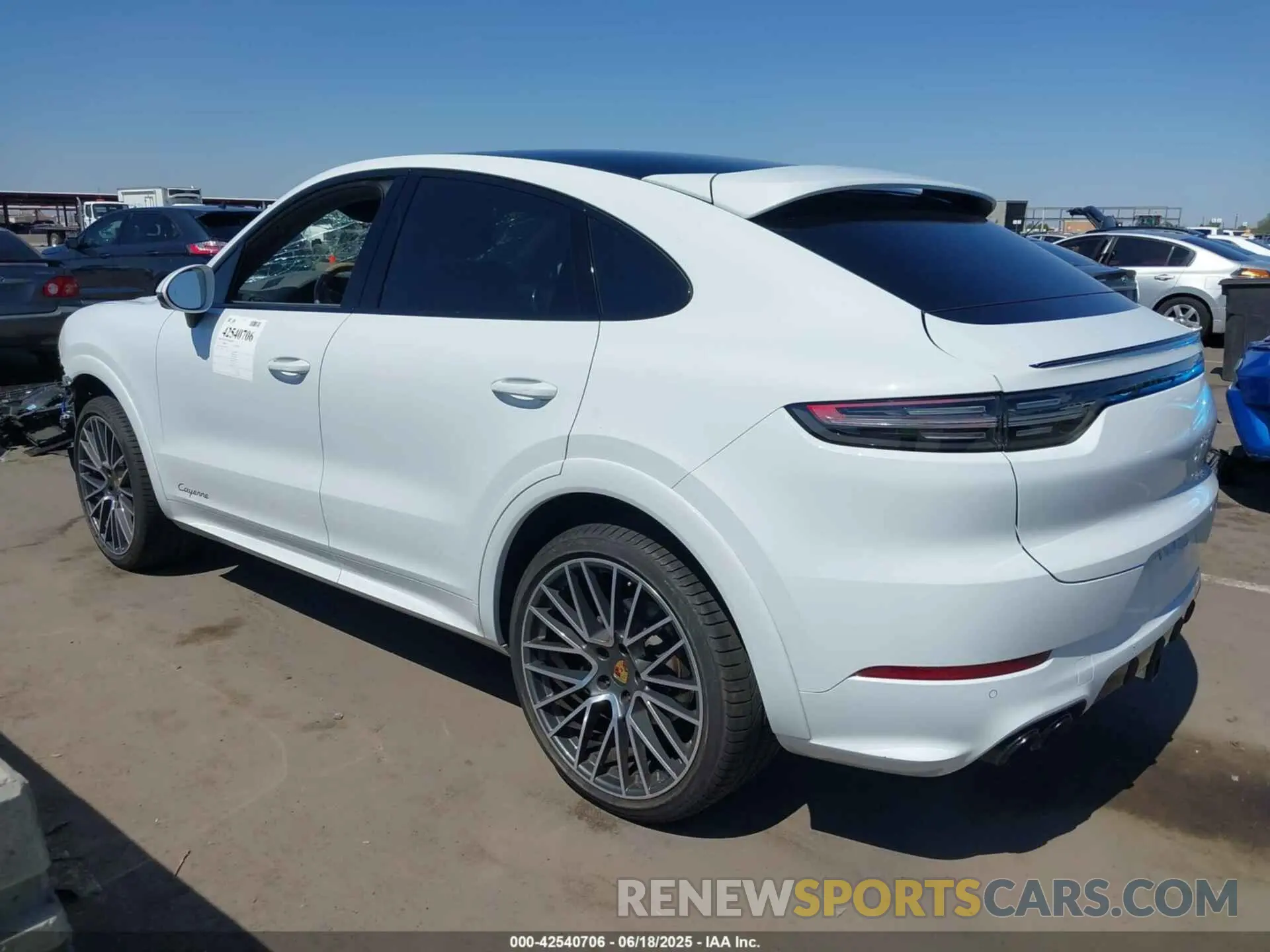 3 Фотография поврежденного автомобиля WP1BA2AY7PDA27087 PORSCHE CAYENNE COUPE 2023