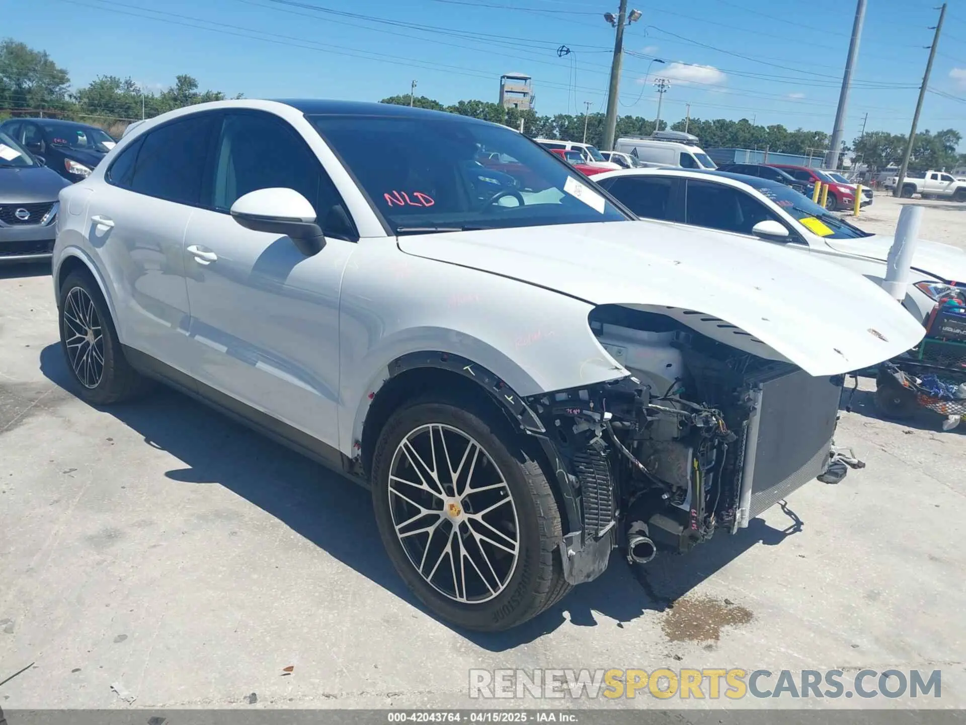 1 Фотография поврежденного автомобиля WP1BA2AY3RDA49140 PORSCHE CAYENNE COUPE 2024