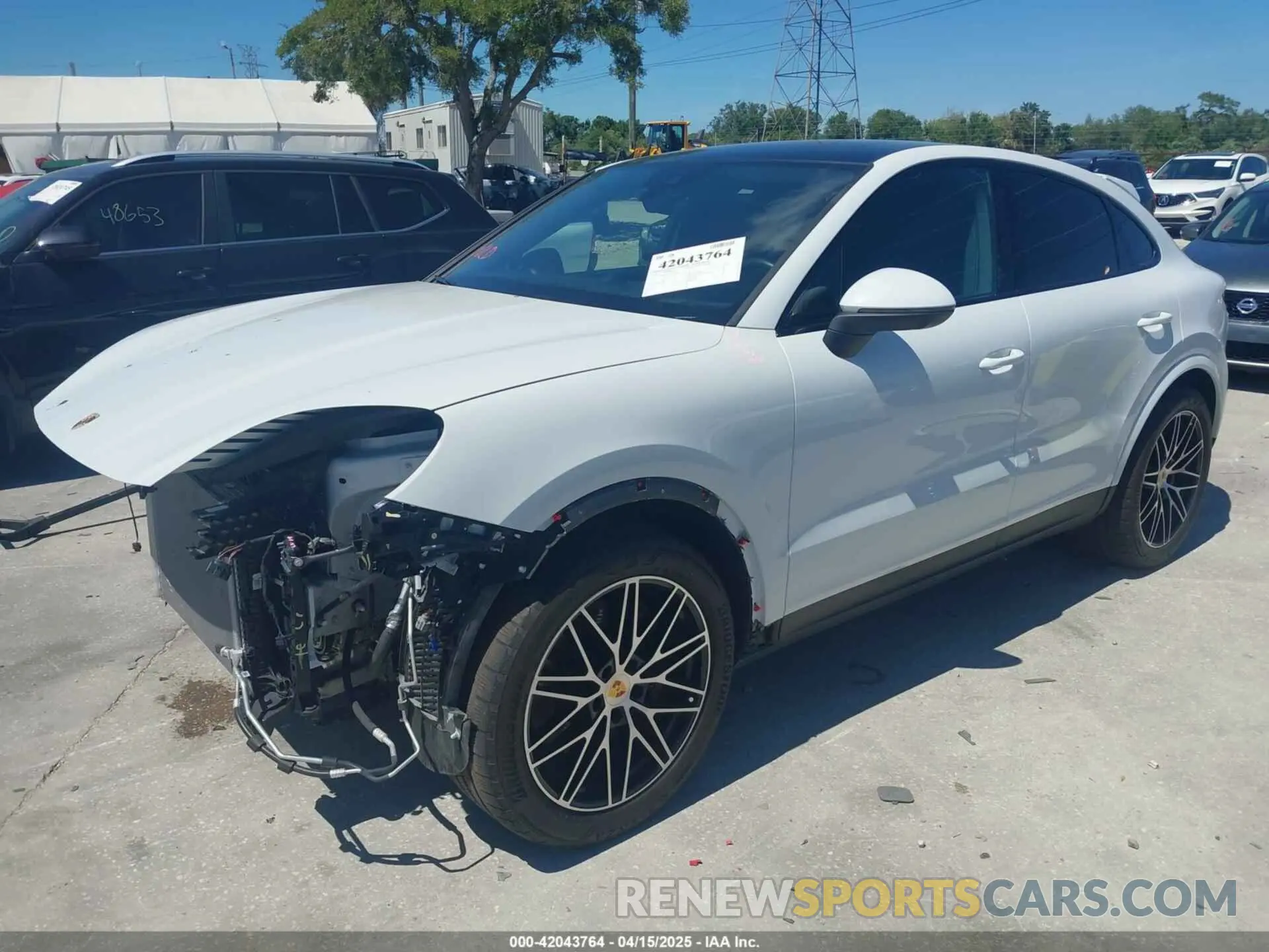 2 Фотография поврежденного автомобиля WP1BA2AY3RDA49140 PORSCHE CAYENNE COUPE 2024
