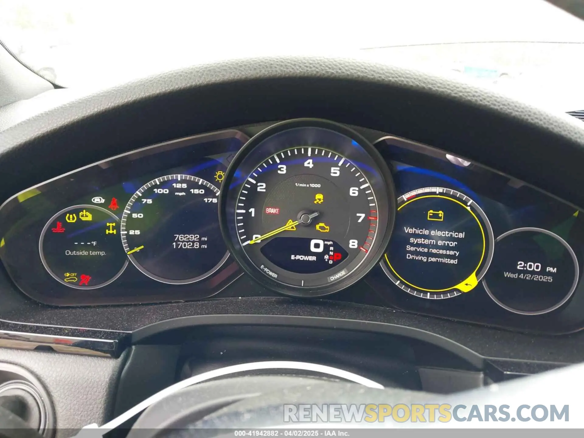 7 Фотография поврежденного автомобиля WP1AE2AY4KDA52022 PORSCHE CAYENNE E-HYBRID 2019