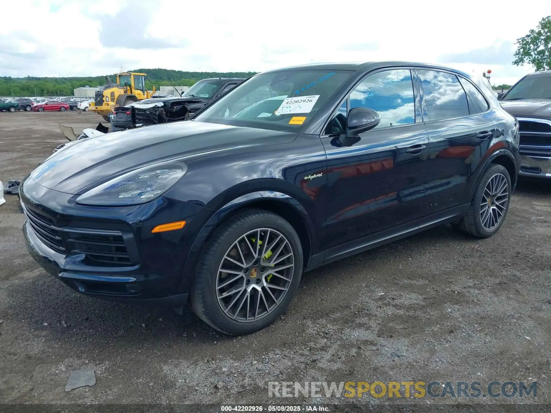 2 Фотография поврежденного автомобиля WP1AE2AY8KDA51844 PORSCHE CAYENNE E-HYBRID 2019