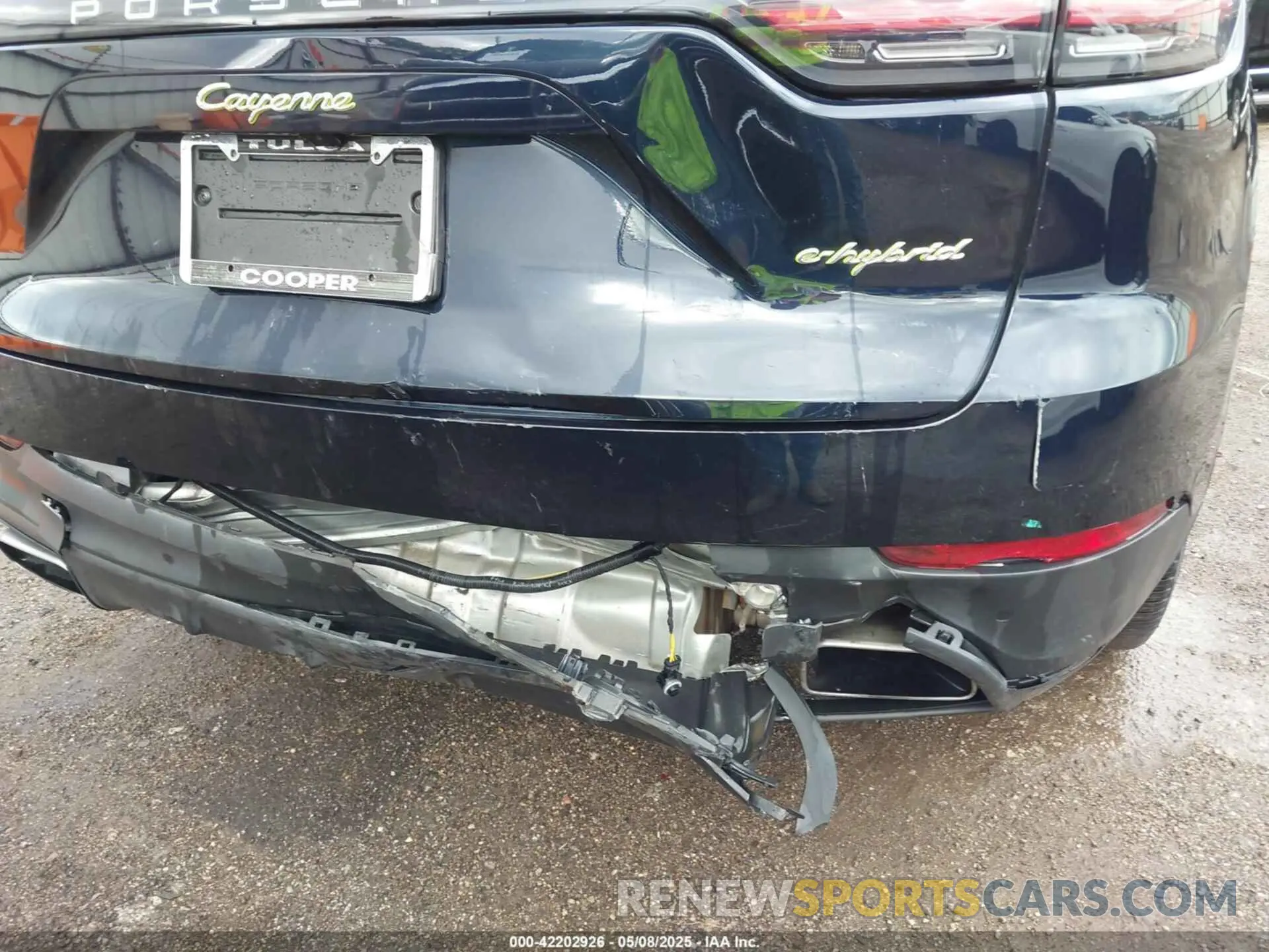 6 Фотография поврежденного автомобиля WP1AE2AY8KDA51844 PORSCHE CAYENNE E-HYBRID 2019