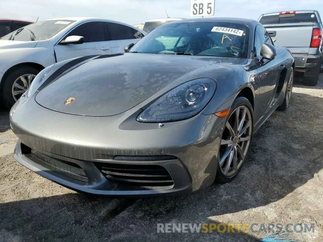 2 Photograph of a damaged car WP0AA2A83KS260689 PORSCHE CAYMAN 2019