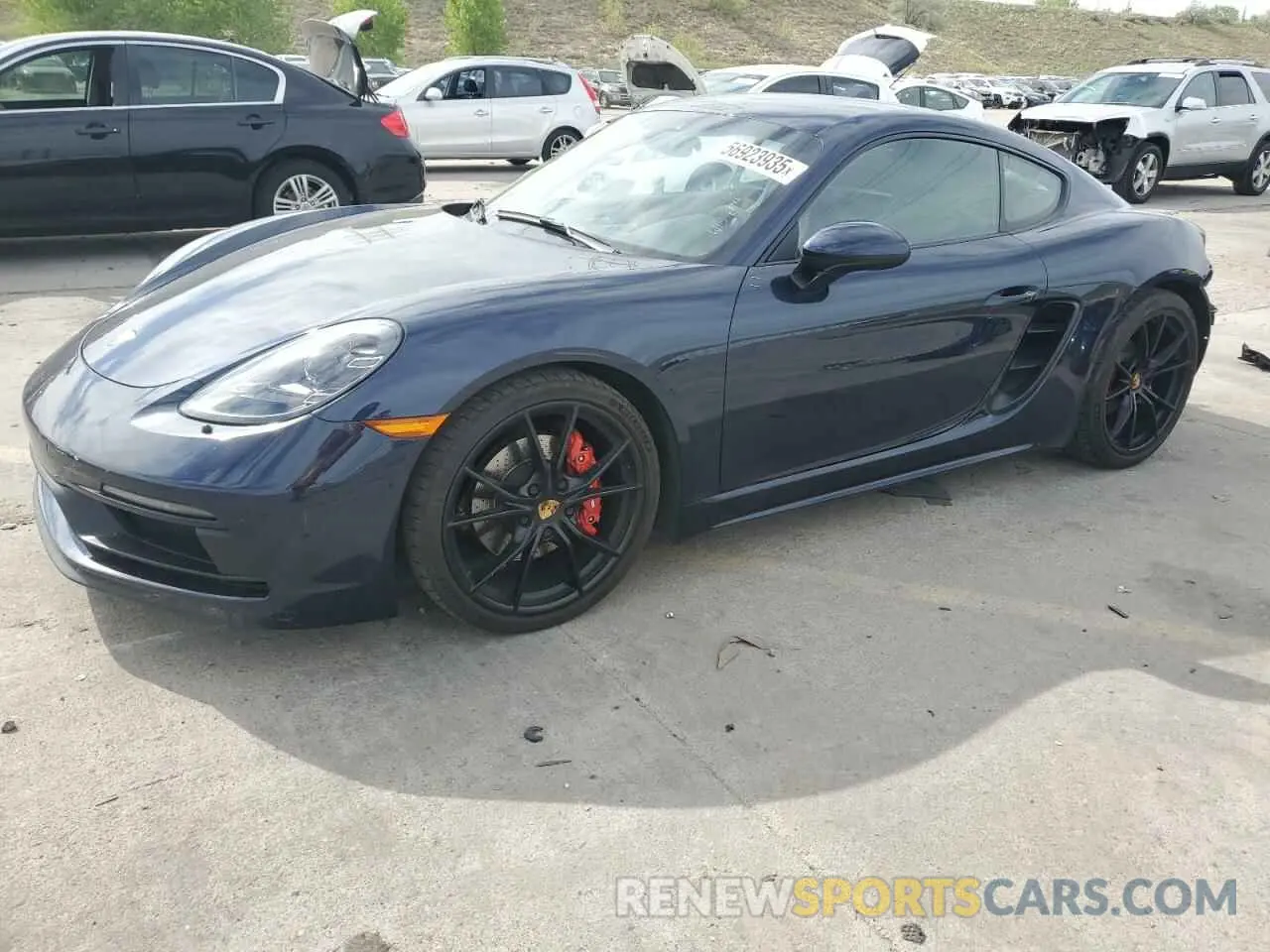 1 Фотография поврежденного автомобиля WP0AB2A82KS279067 PORSCHE CAYMAN 2019