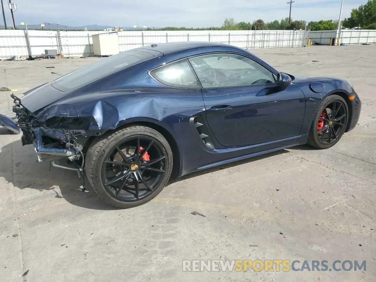 3 Фотография поврежденного автомобиля WP0AB2A82KS279067 PORSCHE CAYMAN 2019