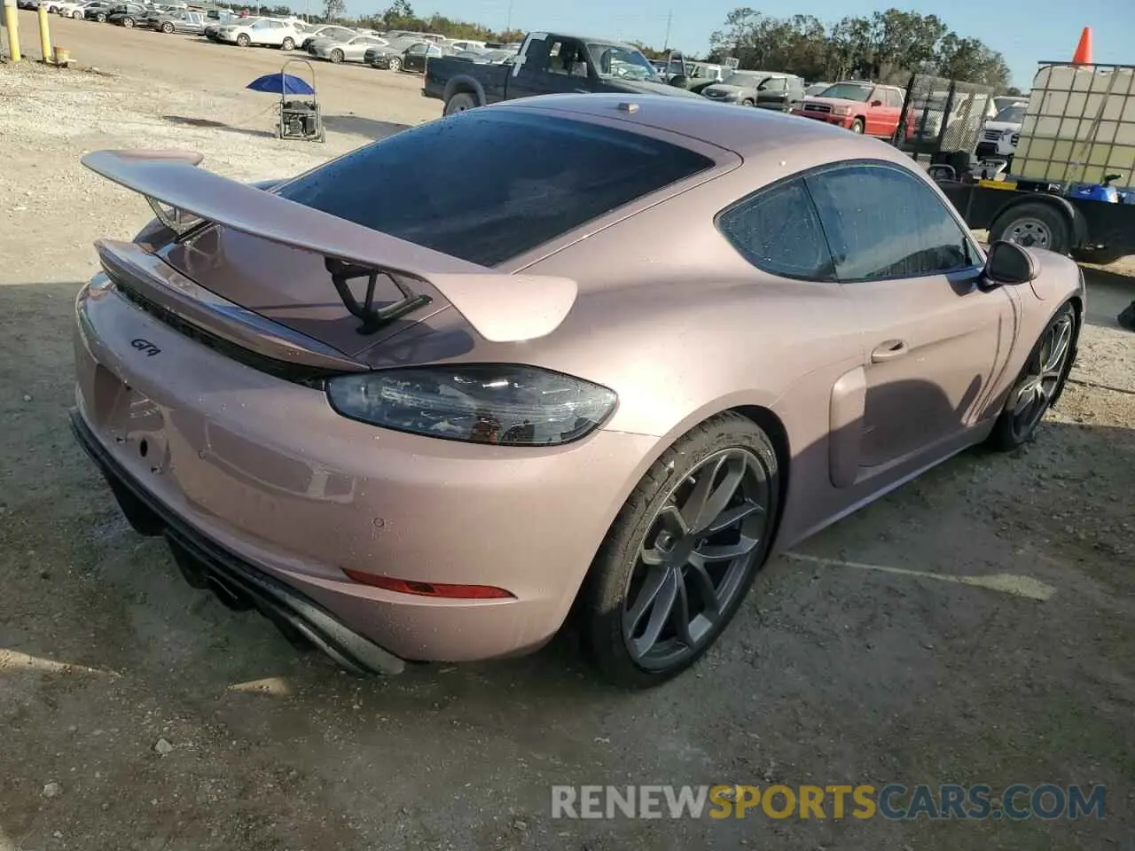 3 Photograph of a damaged car WP0AC2A8XNS275706 PORSCHE CAYMAN 2022