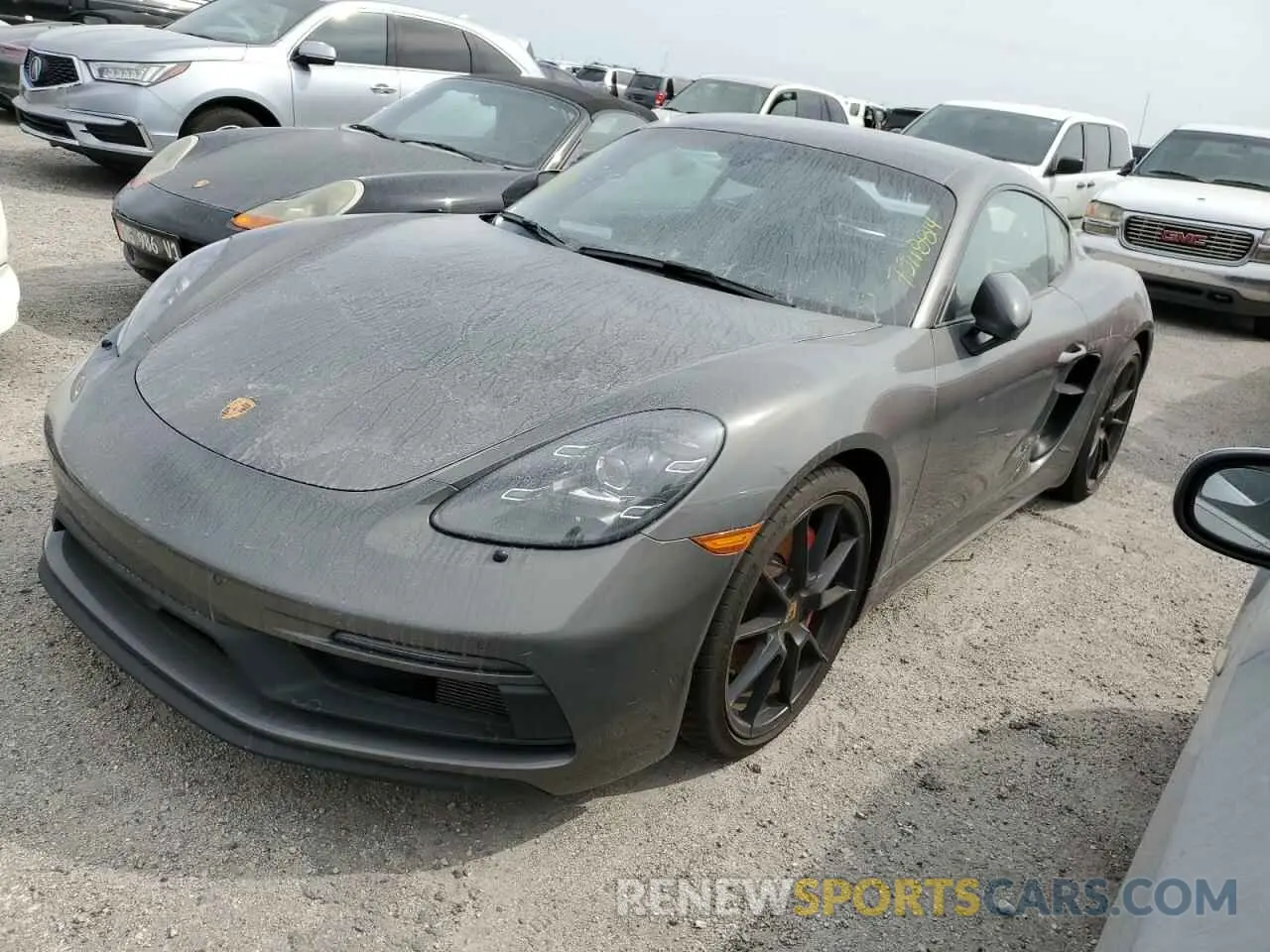 1 Photograph of a damaged car WP0AD2A8XNS268199 PORSCHE CAYMAN 2022